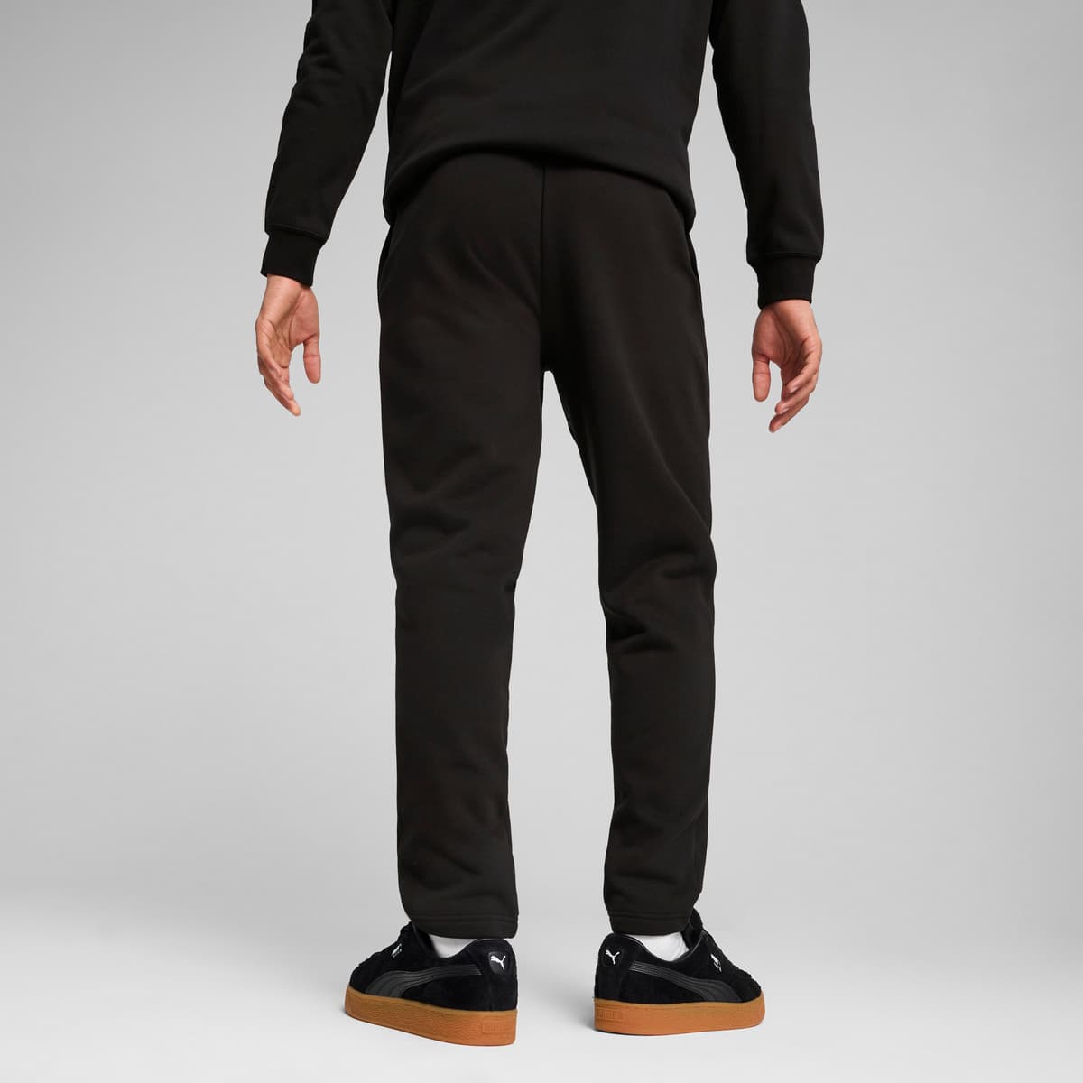 PUMA Essentials No. 1-logo sweatpant voor Heren, Zwart, Maat S thumbnail 5