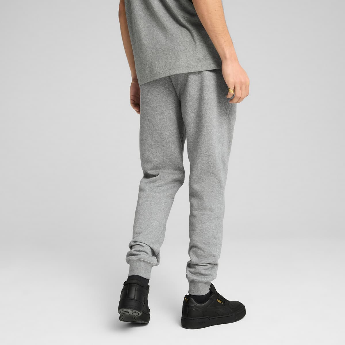 PUMA Essentials No. 1 Logo Slim joggingbroek voor Heren, Grijs, Maat XXL thumbnail 5
