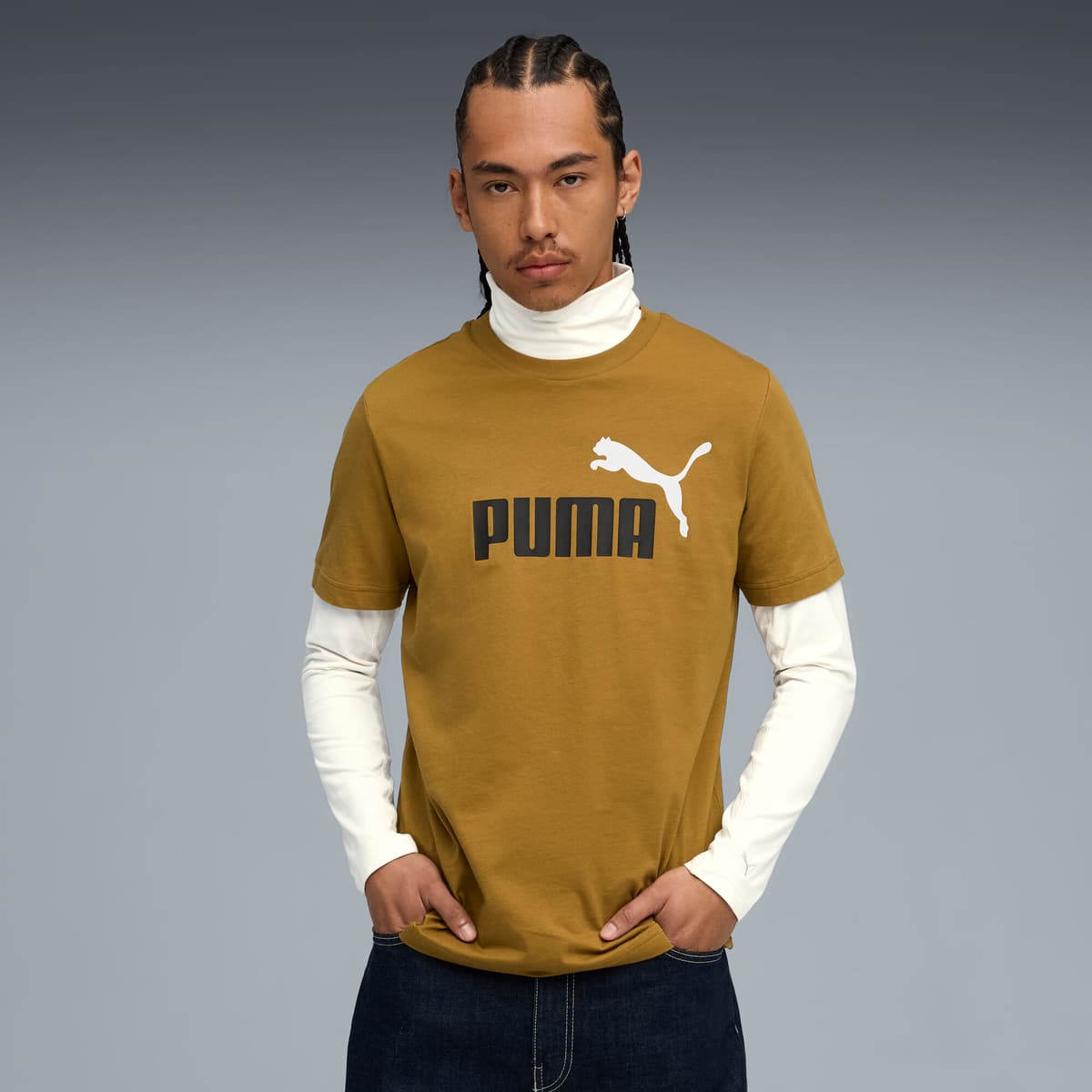 PUMA Essentials 2 Colour No. 1 Logo T-shirt voor Heren, Maat XL