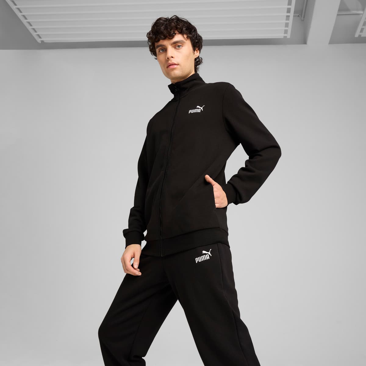 PUMA Essentials sweatpak voor Heren, Zwart, Maat XS thumbnail 6