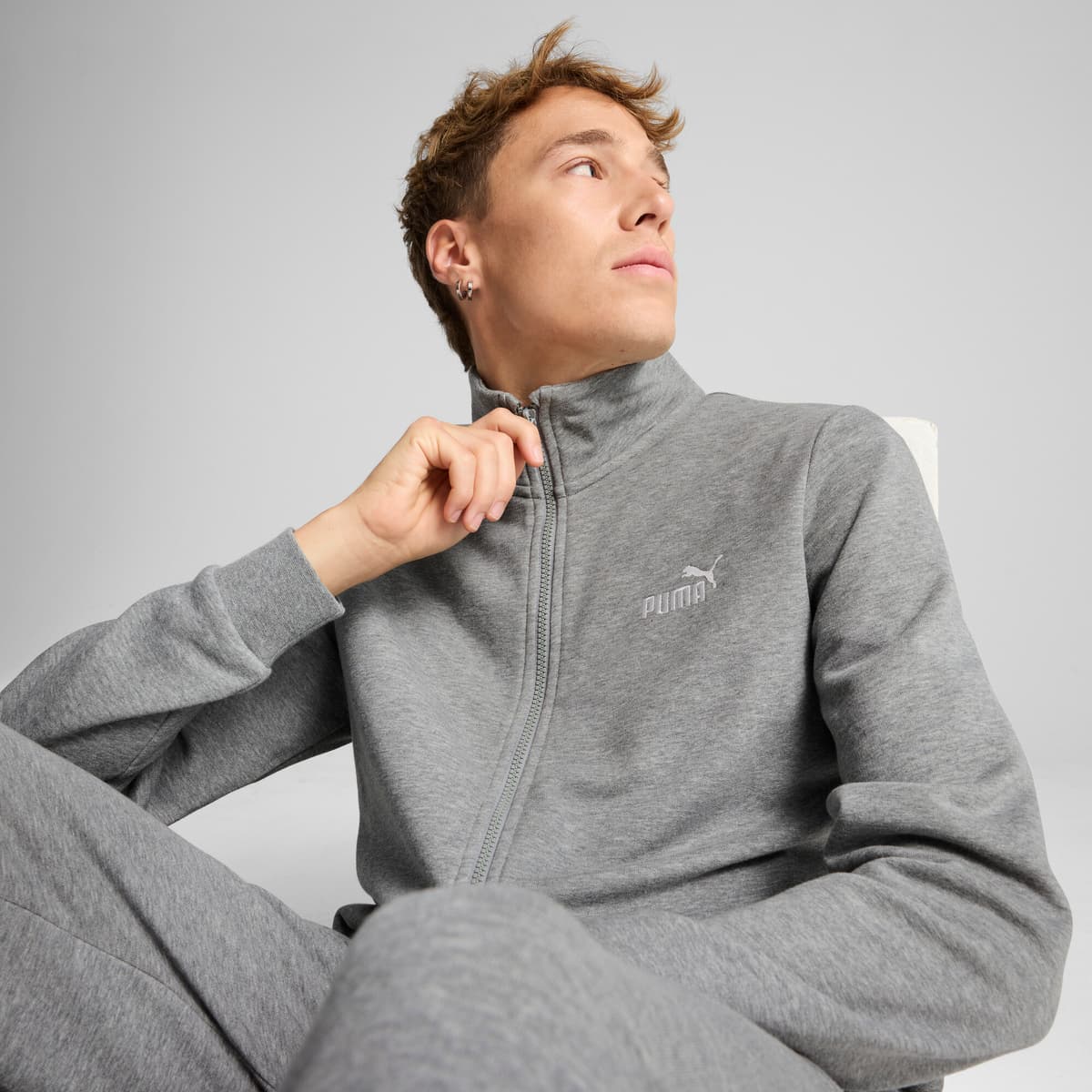 PUMA Essentials sweatpak voor Heren, Grijs, Maat XS thumbnail 7