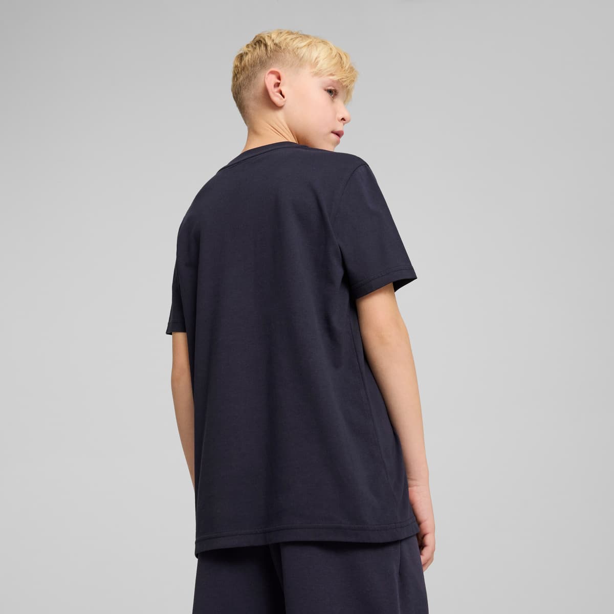 PUMA ESS No. 1-logo T-shirt voor Heren, Blauw, Maat 15-16Y thumbnail 3