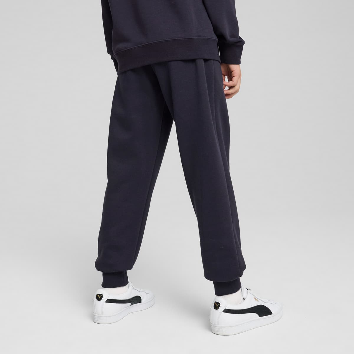 PUMA ESS No. 1-logo fleece sweatpant voor Heren, Blauw, Maat 7-8Y thumbnail 3