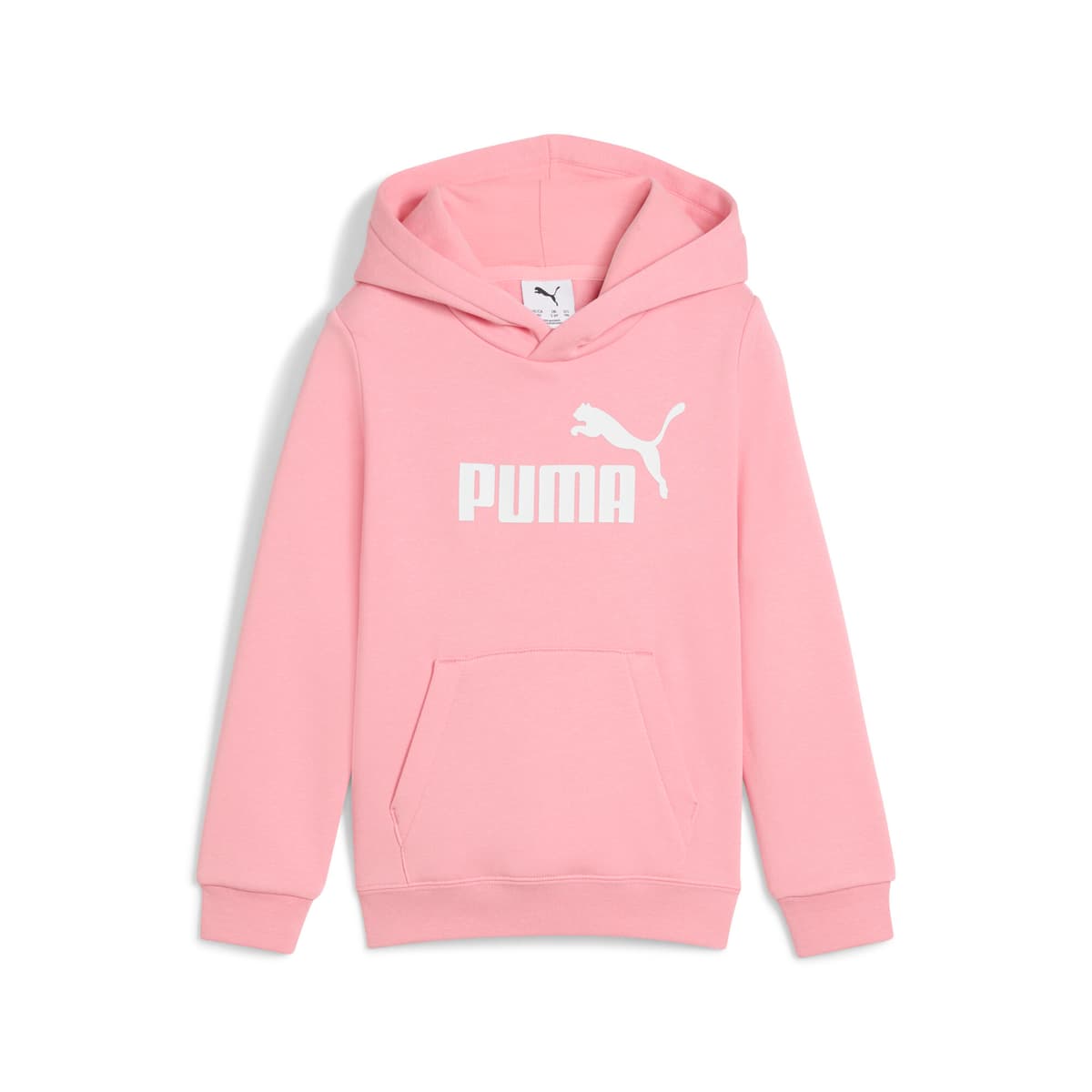 PUMA ESS No. 1-logo fleece hoodie voor Heren, Roze, Maat 5-6Y thumbnail 3