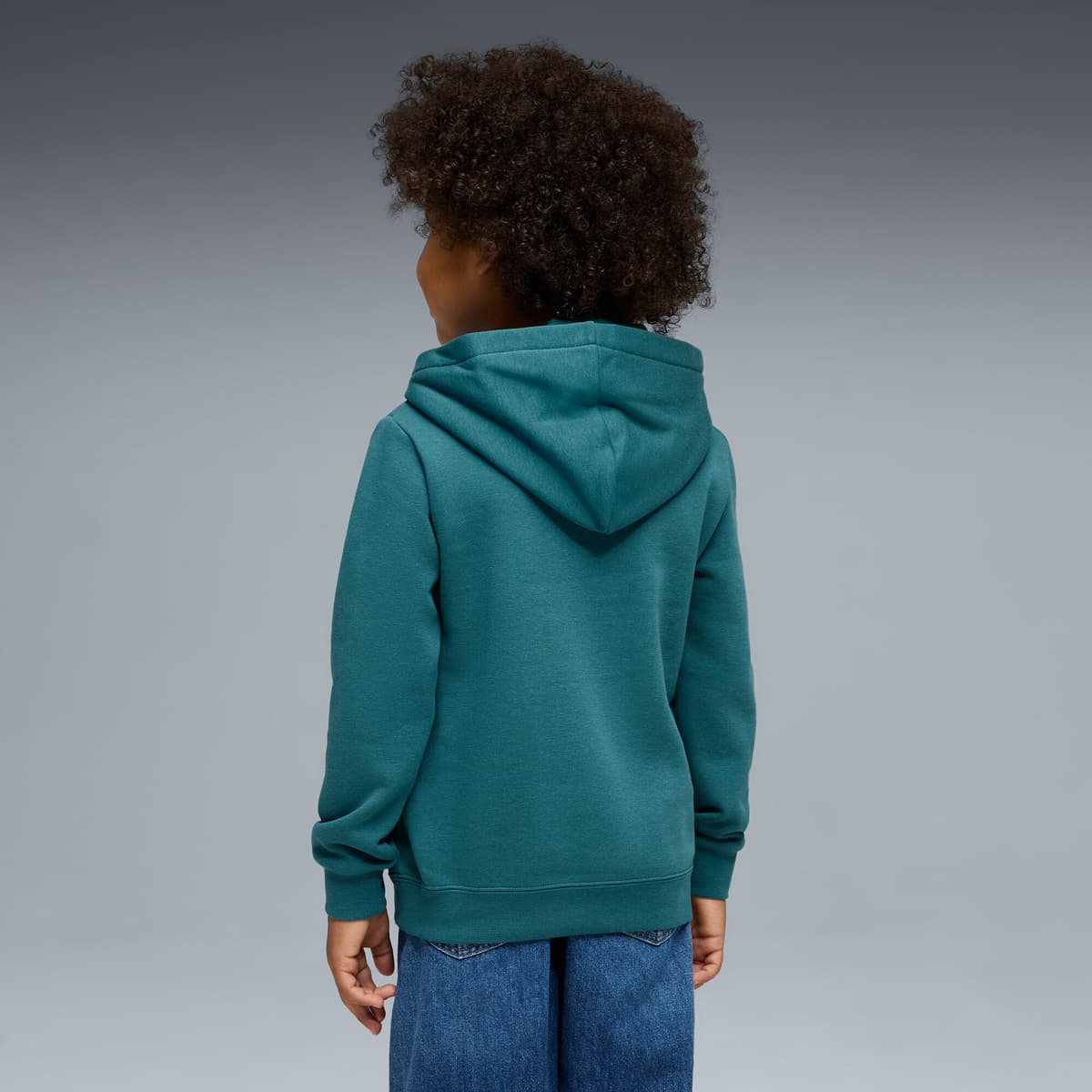 PUMA ESS No. 1-logo fleece hoodie voor Heren, Maat 4-5Y thumbnail 5