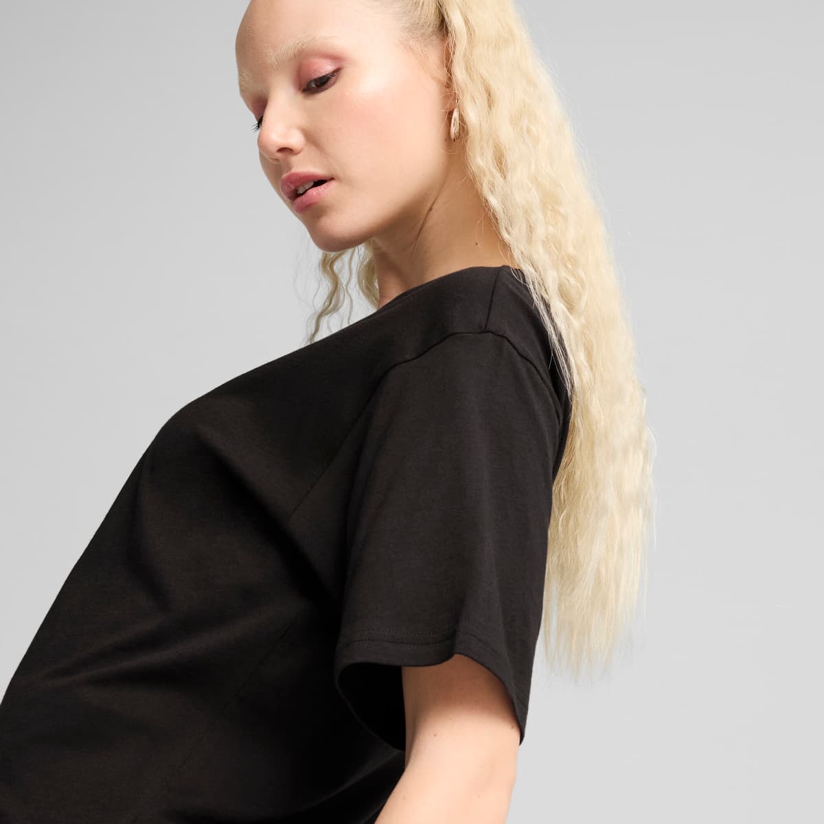 PUMA ESS Relaxed T-shirt voor Dames, Zwart, Maat XXS thumbnail 7