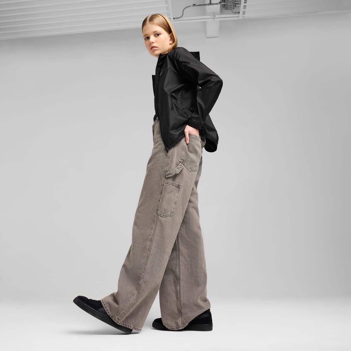 PUMA Essentials Regular windjack, Zwart, Maat 9-10Y thumbnail 5