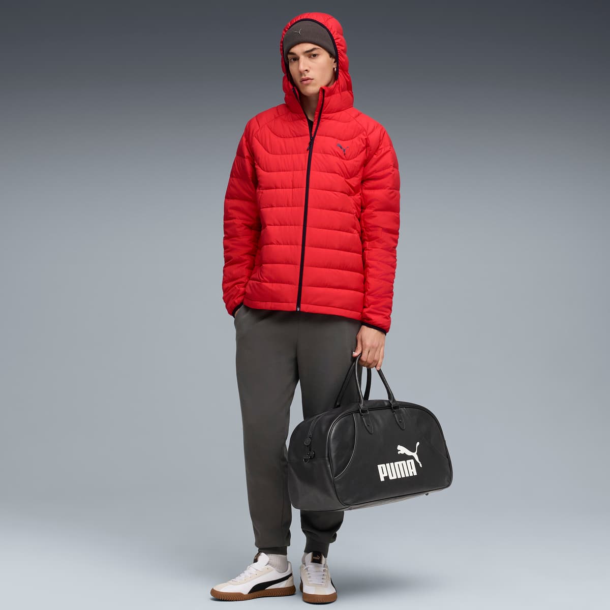 PUMA PACKLITE donsjack met capuchon voor Heren, Rood, Maat L thumbnail 4