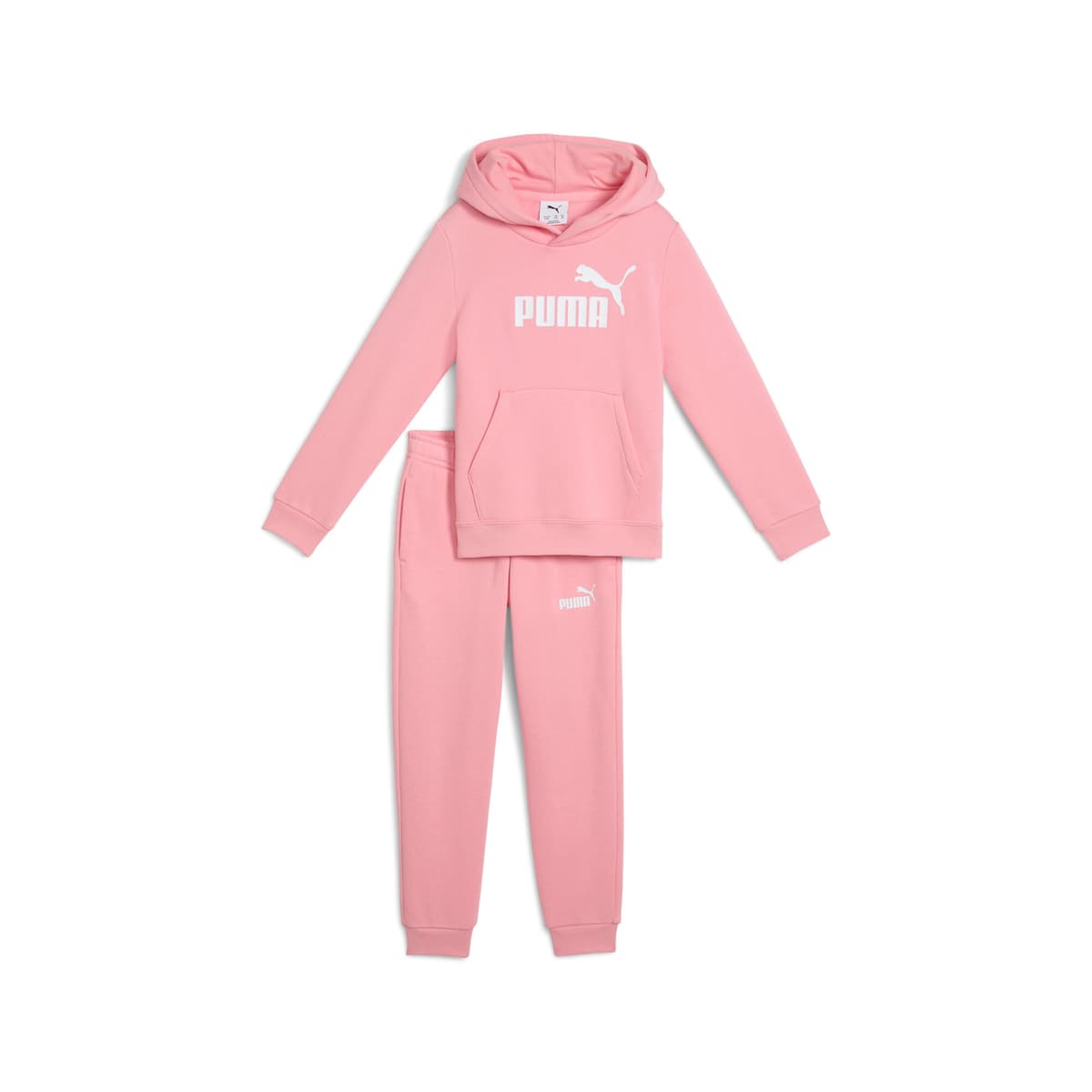 PUMA Essentials No.1 Logo joggingpak, Roze, Maat 5-6Y thumbnail 3