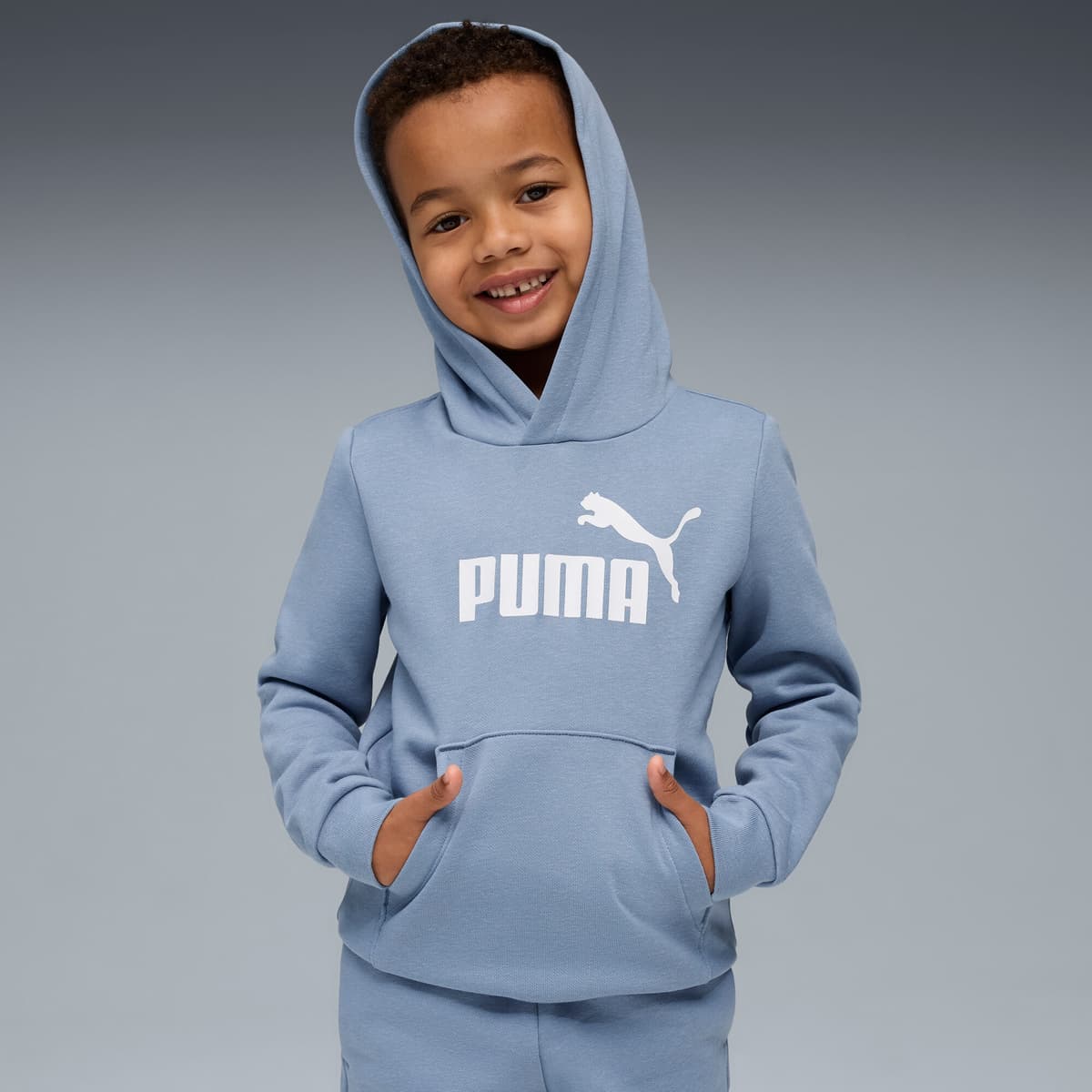 PUMA Essentials No.1 Logo joggingpak, Blauw, Maat 5-6Y