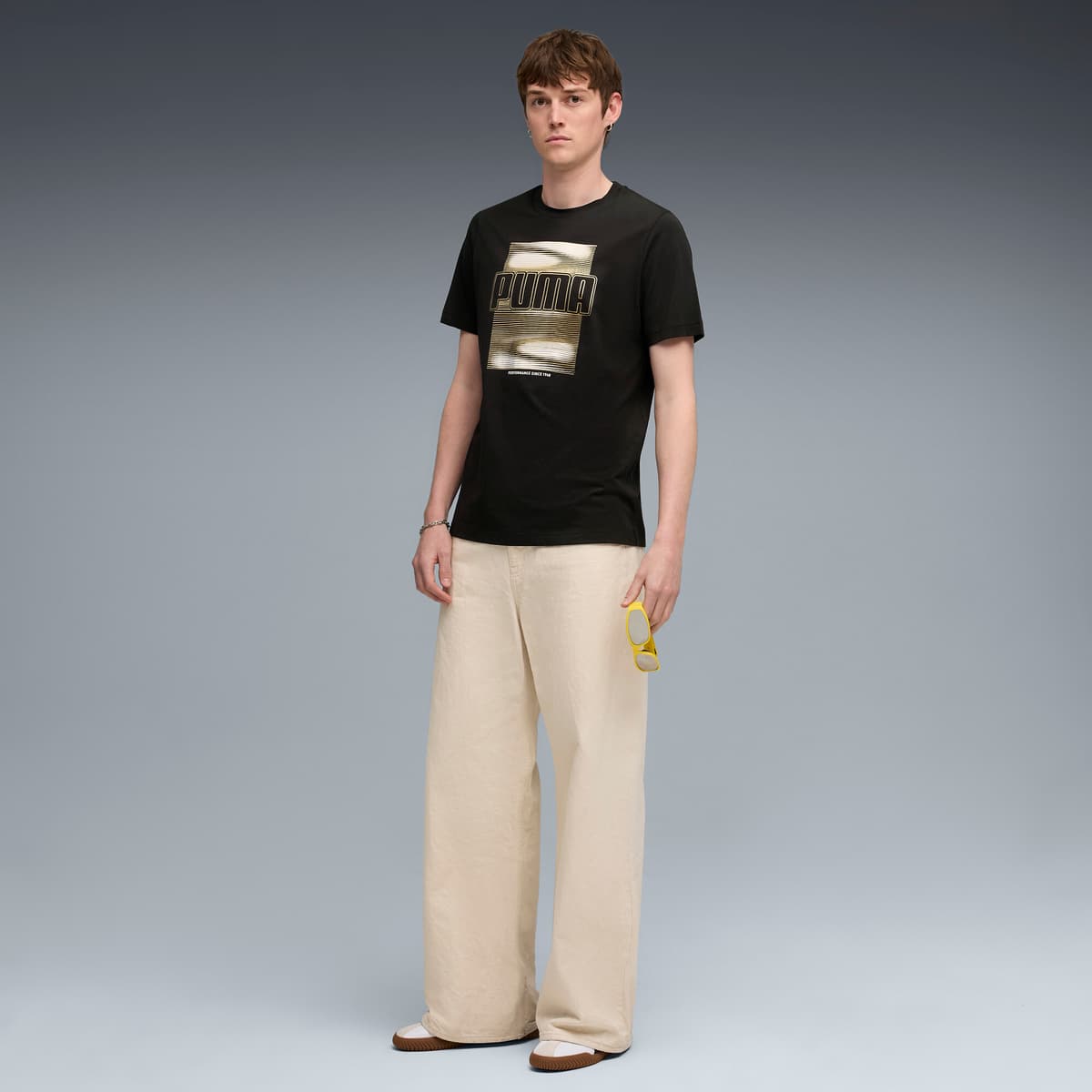 PUMA Graphic Foil T-shirt voor Heren, Zwart, Maat S thumbnail 4