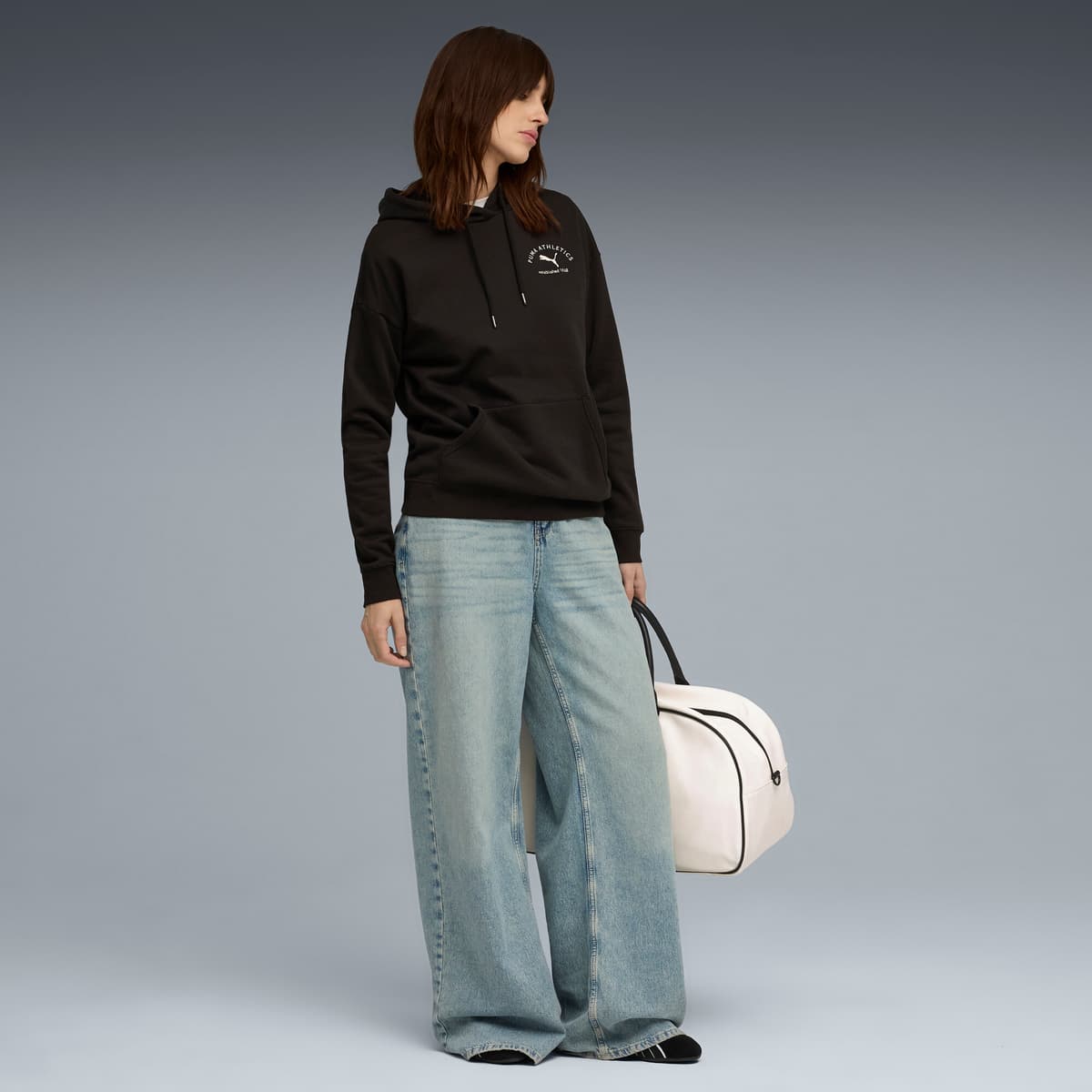 PUMA Class relaxte hoodie voor Dames, Zwart, Maat S thumbnail 4