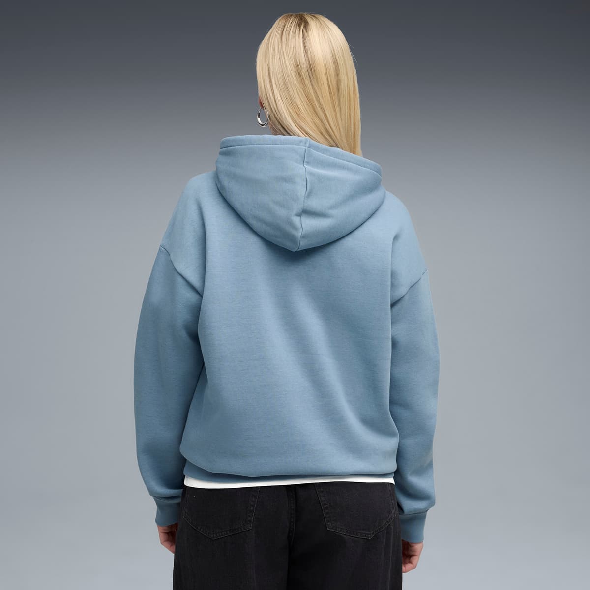 PUMA Class relaxte hoodie voor Dames, Blauw, Maat L thumbnail 5