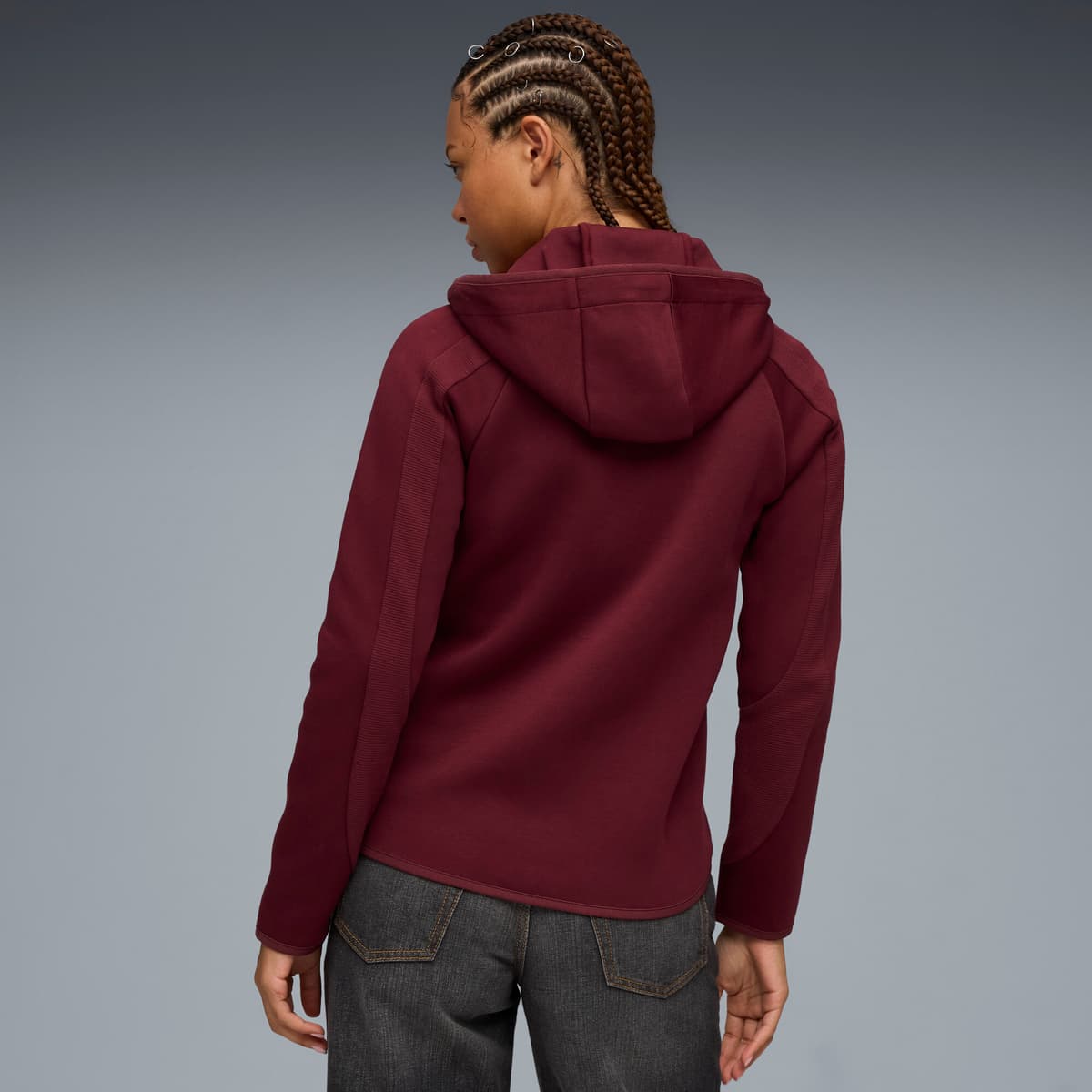 PUMA Evostripe hoodie met rits voor Dames, Maat L thumbnail 5