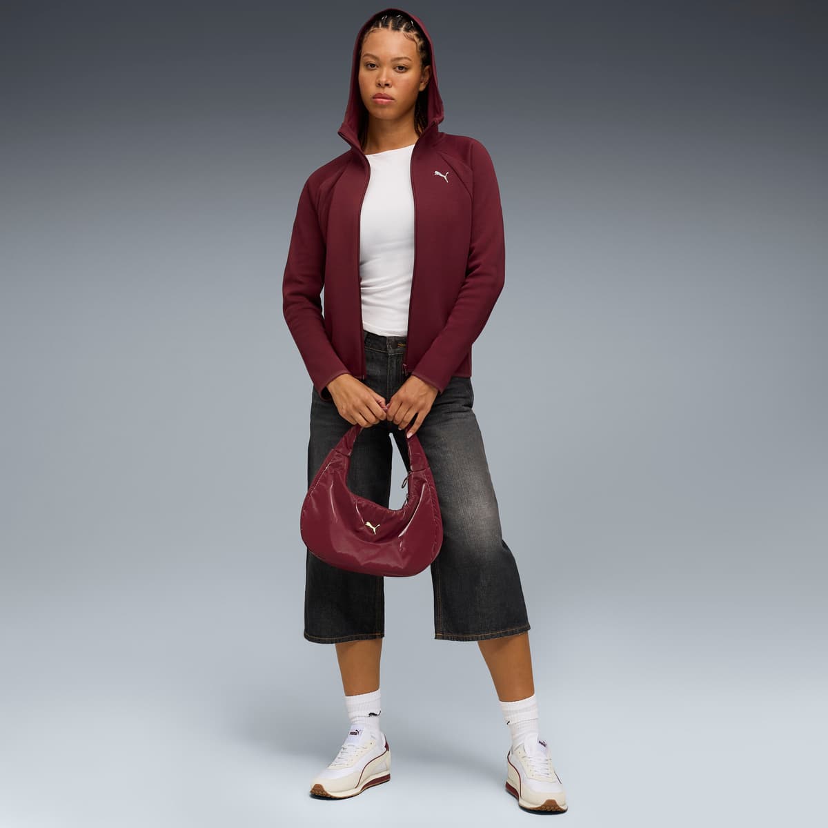 PUMA Evostripe hoodie met rits voor Dames, Maat L thumbnail 4