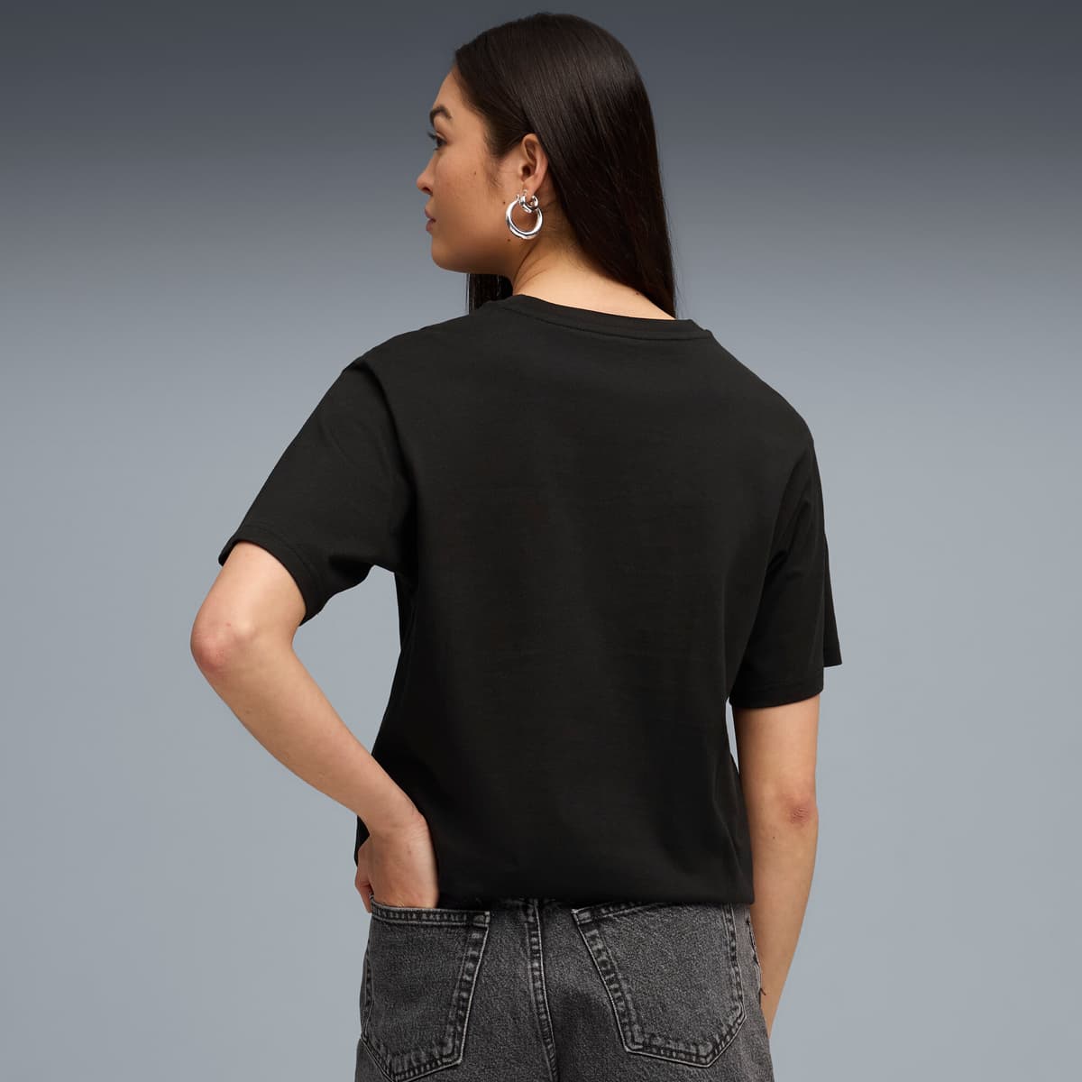 PUMA Graphic Relaxed Energy T-shirt voor Dames, Zwart, Maat XS thumbnail 5