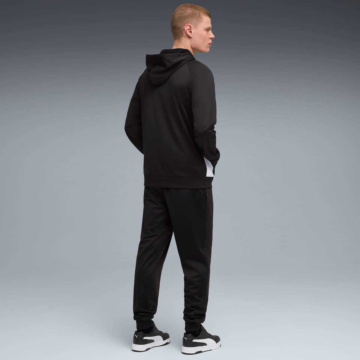 PUMA Polypak met capuchon voor Heren, Zwart, Maat M thumbnail 5