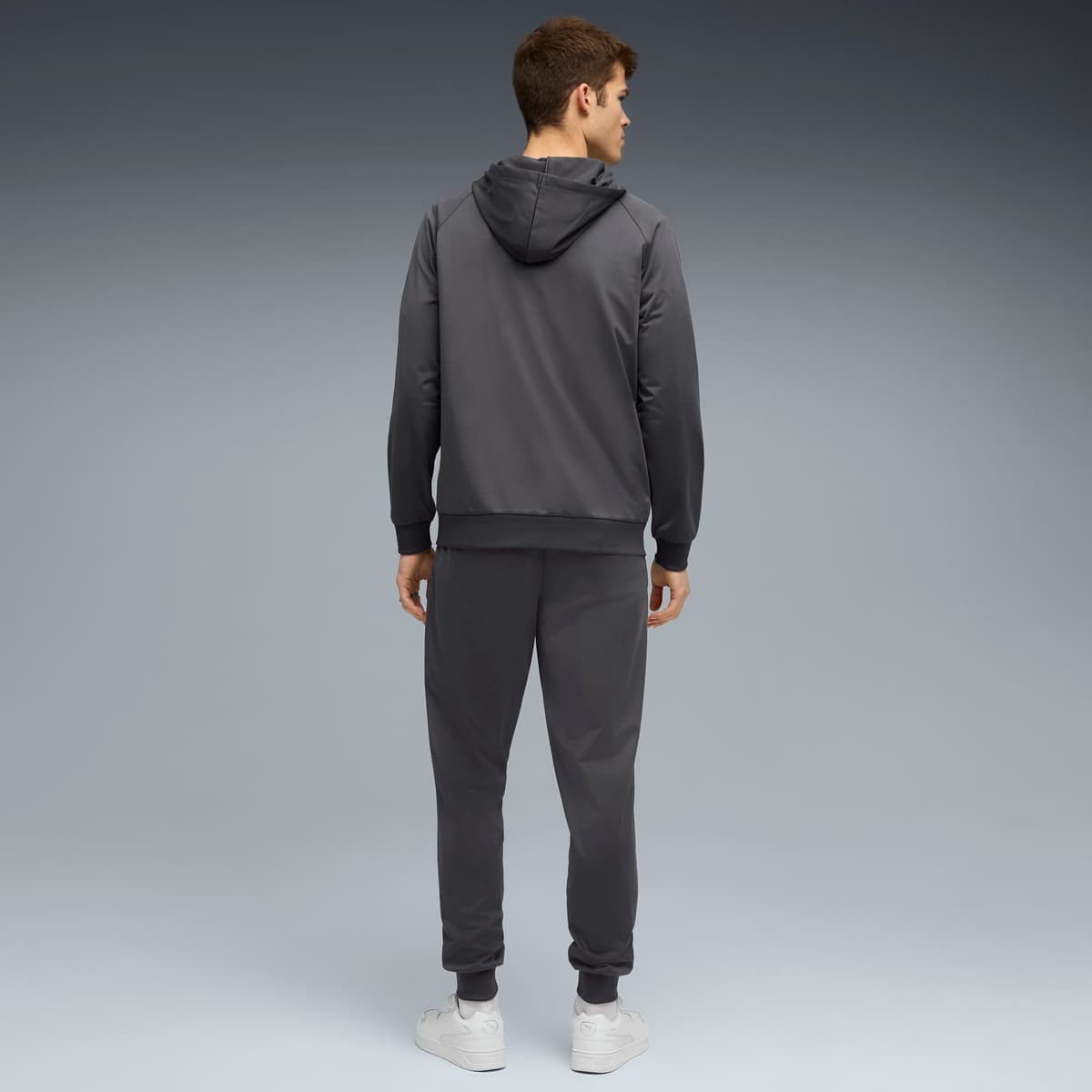 PUMA Polypak met capuchon voor Heren, Grijs, Maat L thumbnail 5