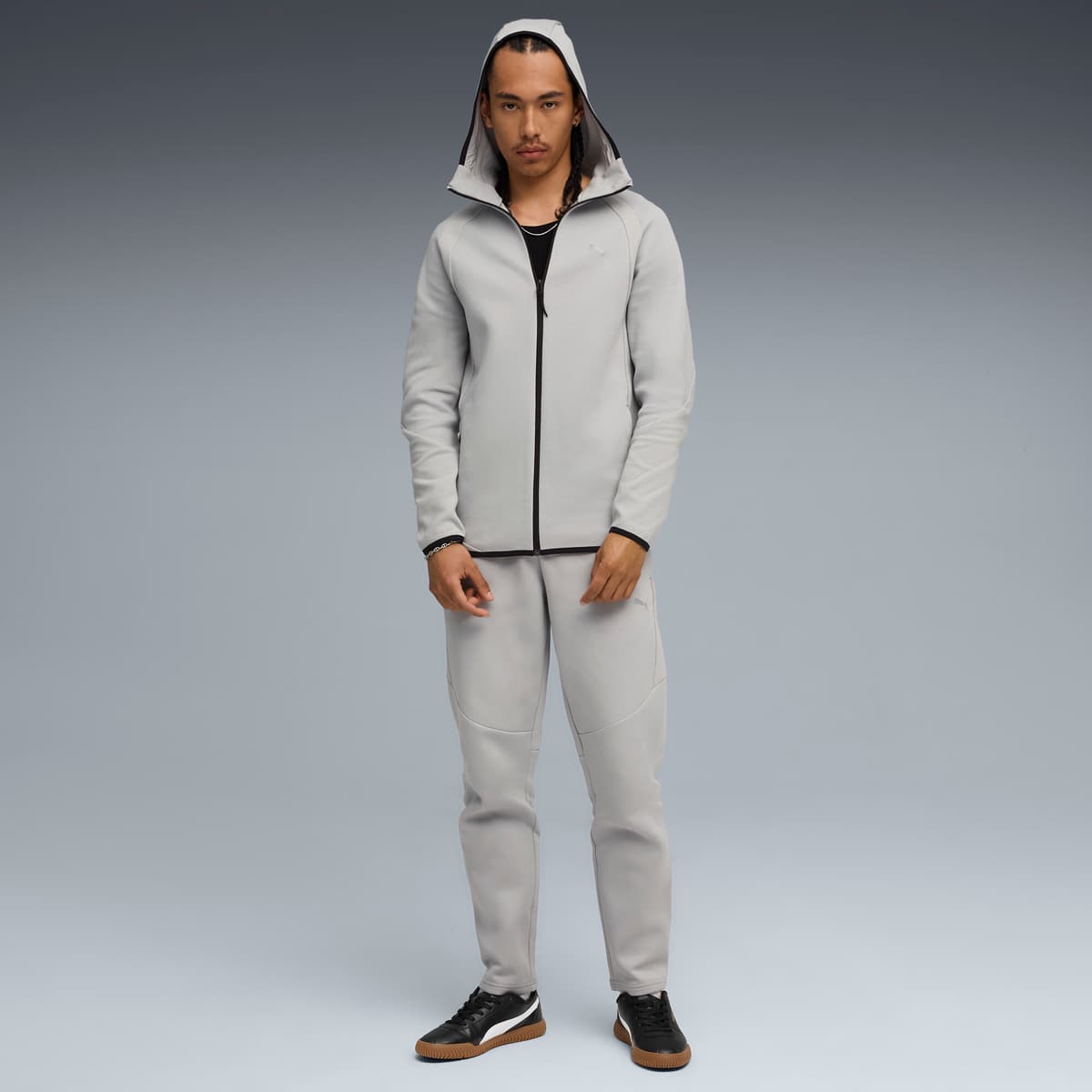 PUMA Evostripe hoodie voor Heren, Grijs, Maat XL thumbnail 4