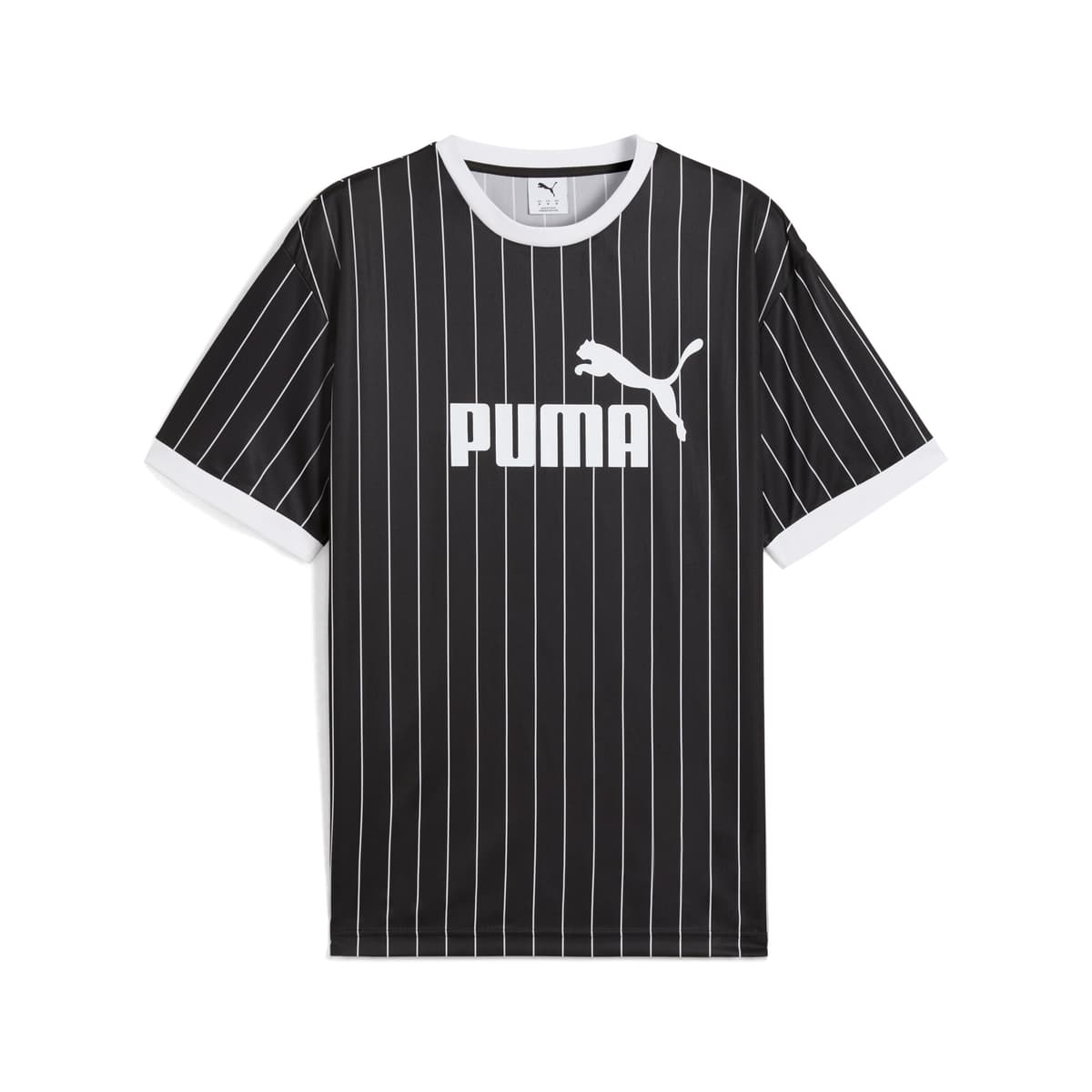 PUMA Essentials gestreept shirt voor Heren, Zwart, Maat 4XL thumbnail 3