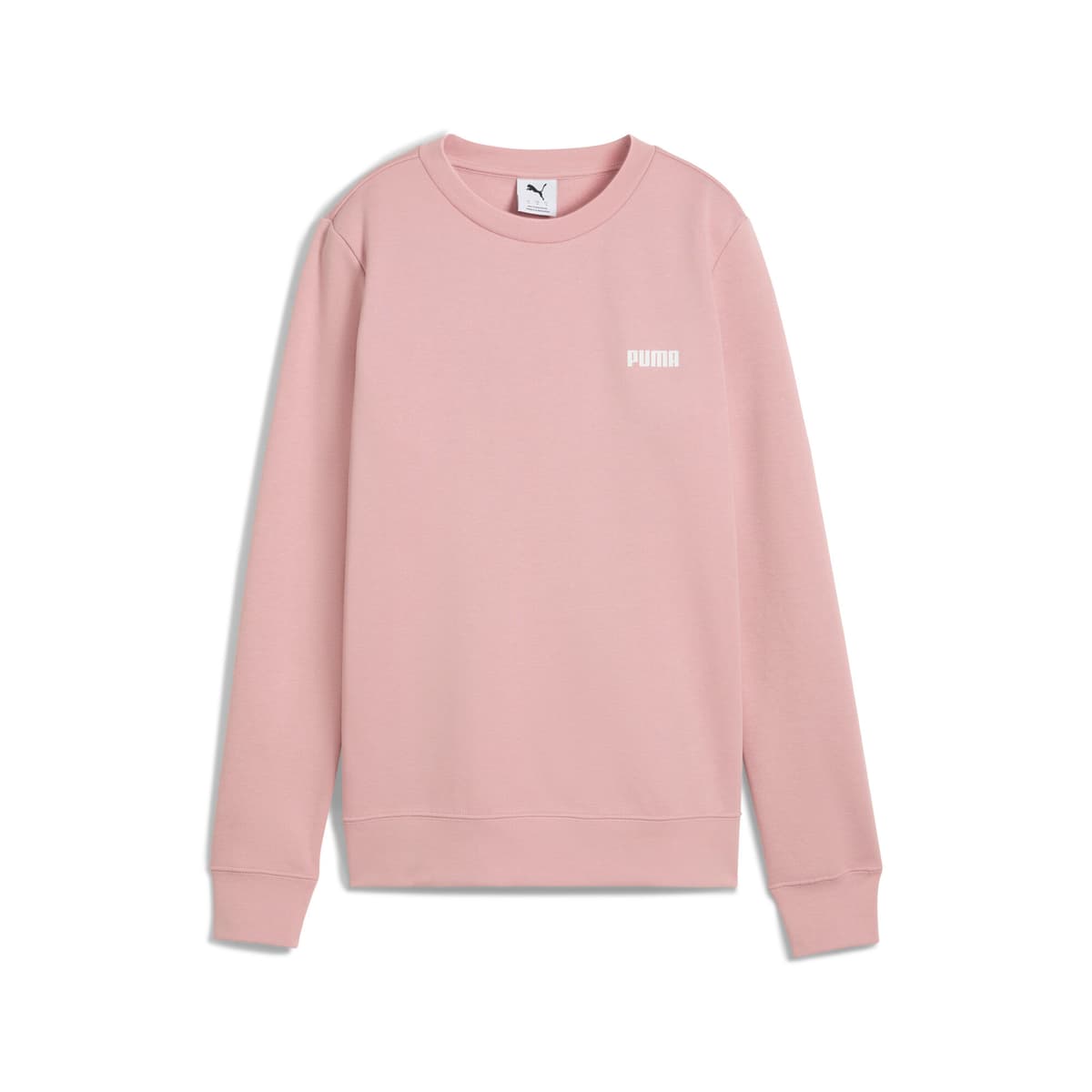 PUMA Essentials Fleece Sweatshirt Dames, Roze, Maat XS