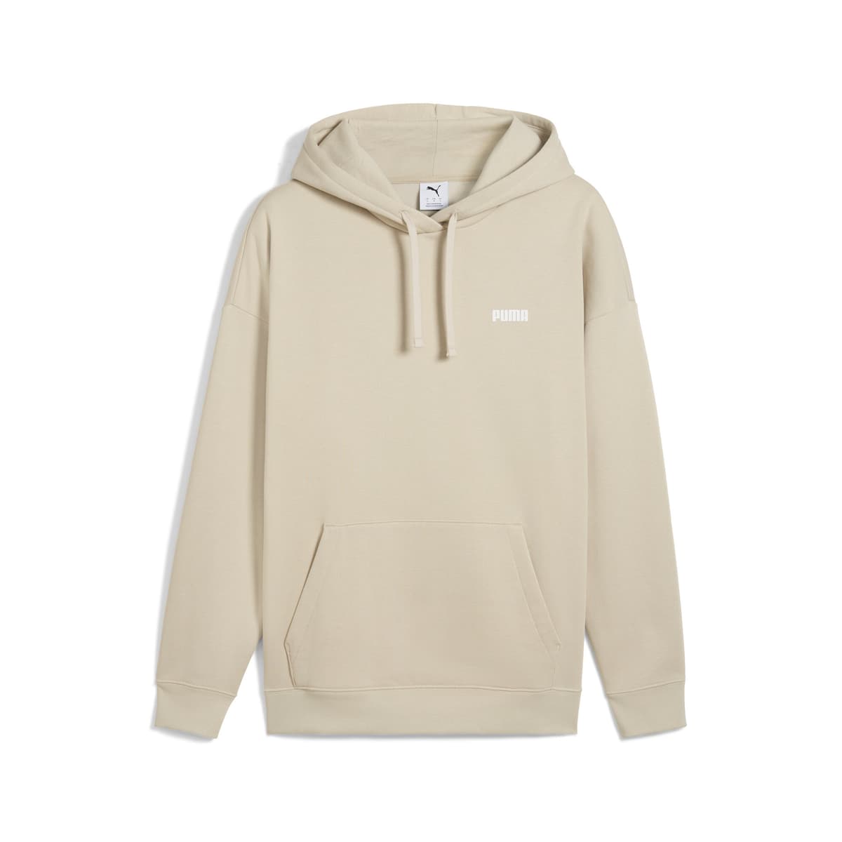PUMA Wardrobe Essentials relaxte fleece hoodie voor Dames, Maat L