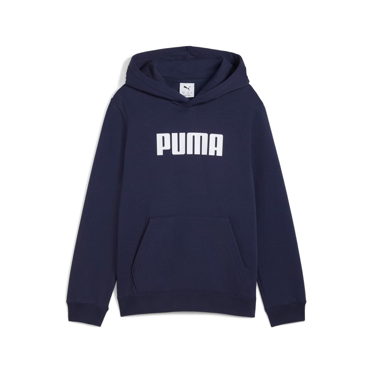 PUMA Essentials Logo Fleece Hoodie voor Heren, Blauw, Maat 15-16Y