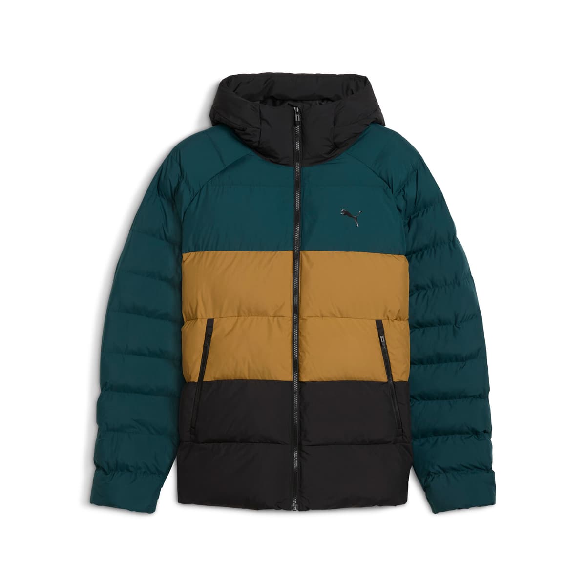 PUMA Mono jack met capuchon voor Heren, Groen, Maat M thumbnail 3