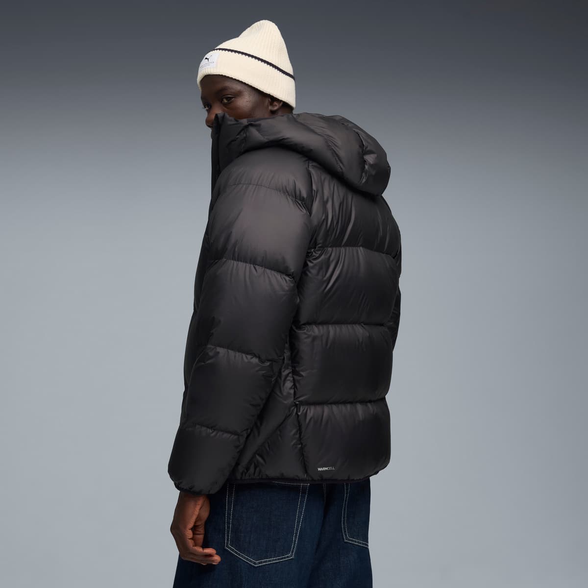 PUMA Donspufferjack met capuchon voor Heren, Zwart, Maat XXL thumbnail 5