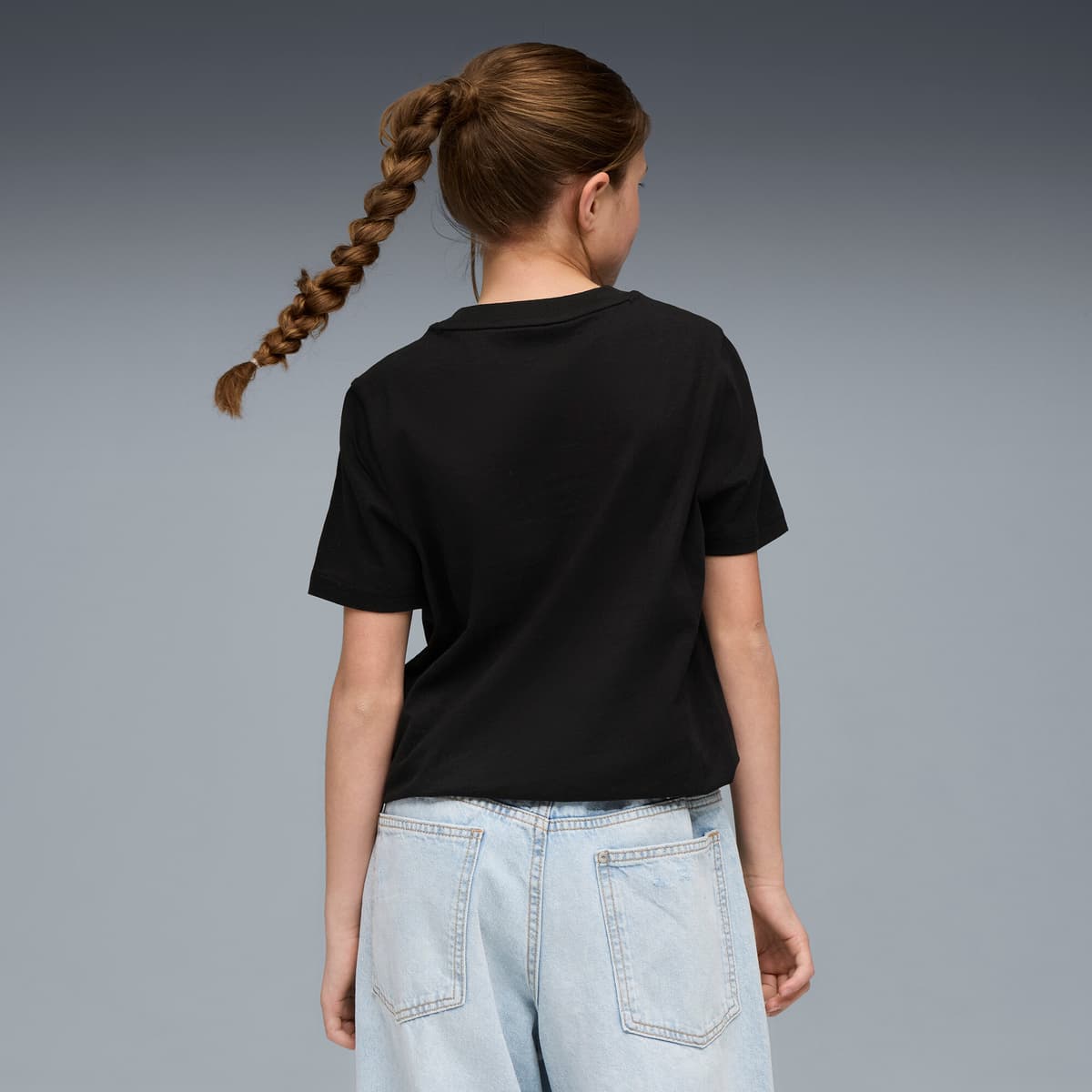 PUMA Essentials Graphic Animal T-shirt met afbeelding voor Dames, Zwart, Maat 11-12Y thumbnail 5