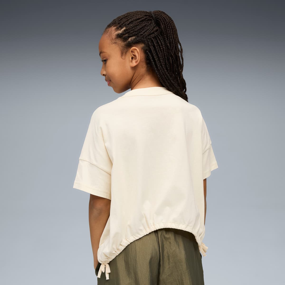 PUMA Tweenerverse geknoopt T-shirt voor Dames, Maat 7-8Y thumbnail 5