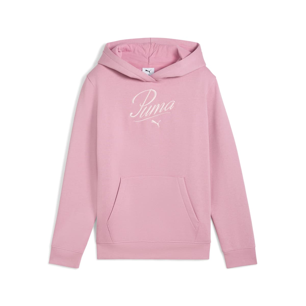 PUMA Essentials Script hoodie voor Dames, Roze, Maat 9-10Y