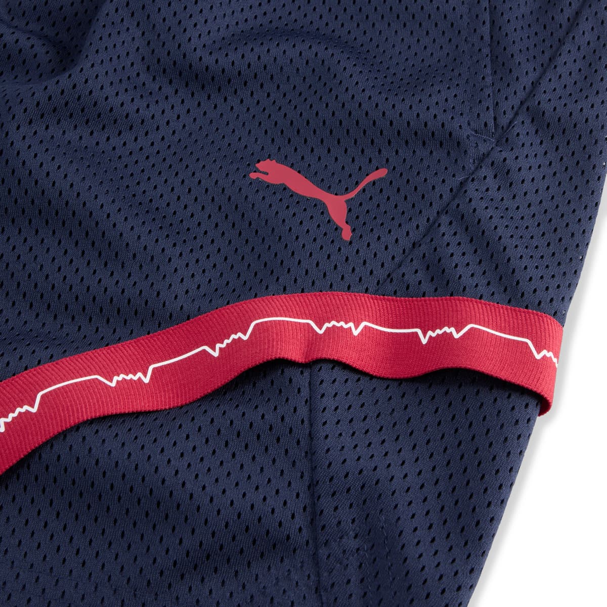 PUMA Saski Baskonia Post Game basketbalshort voor Heren, Blauw, Maat XXL thumbnail 2