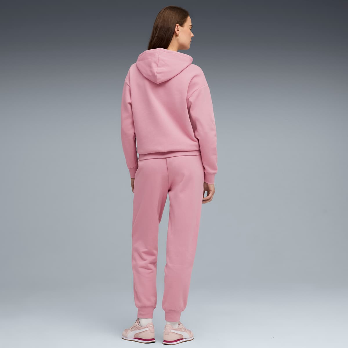 PUMA Loungewearpak van fleece voor Dames, Roze, Maat S thumbnail 5