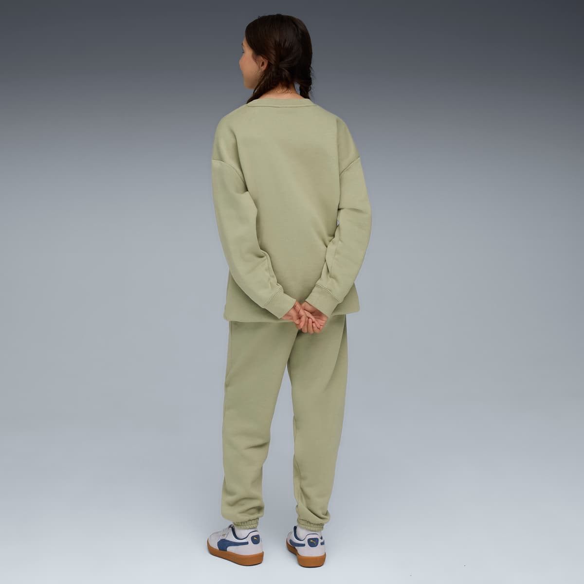 PUMA Loungewear oversized joggingpak voor Dames, Maat 9-10Y thumbnail 5