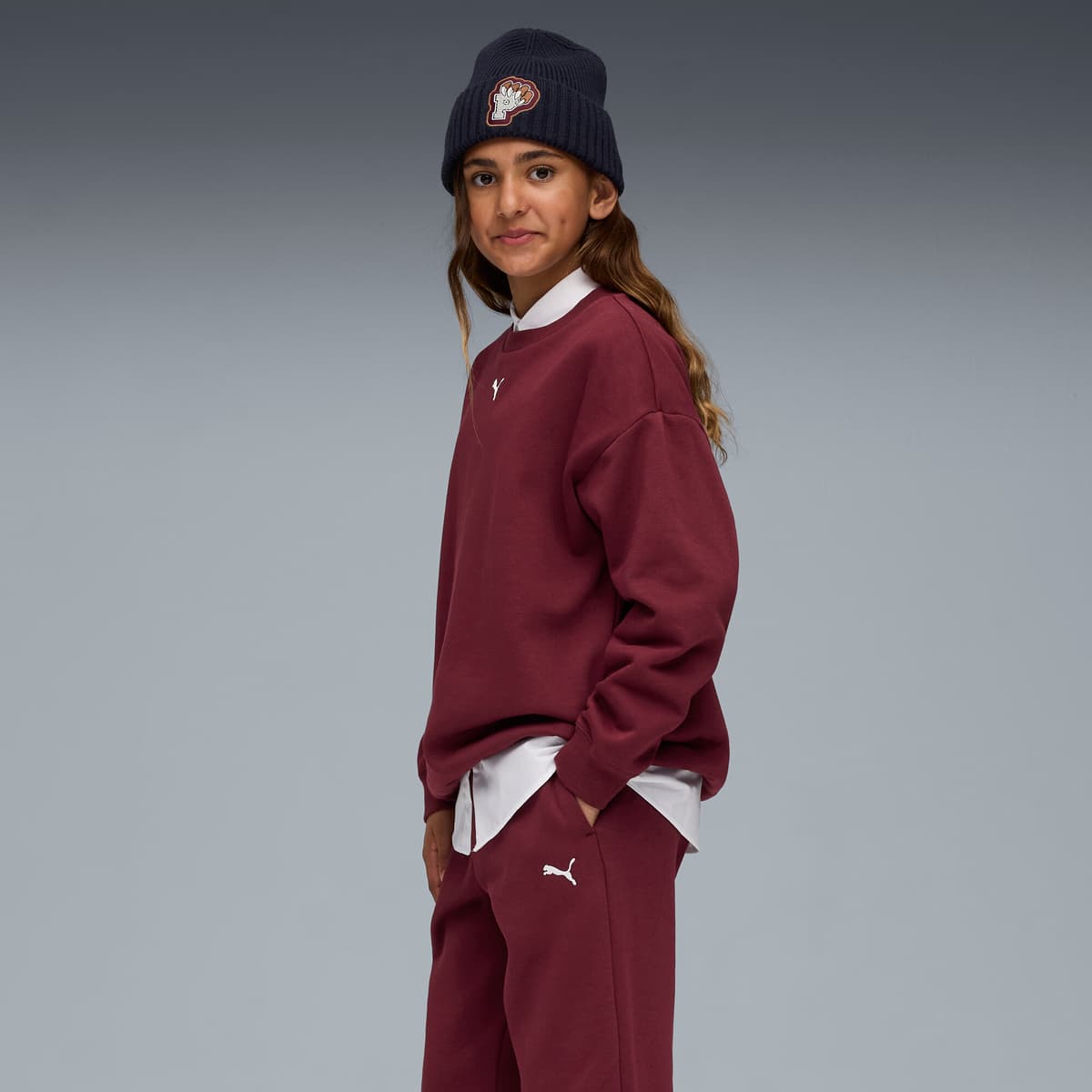 PUMA Loungewear oversized joggingpak voor Dames, Maat 15-16Y thumbnail 4