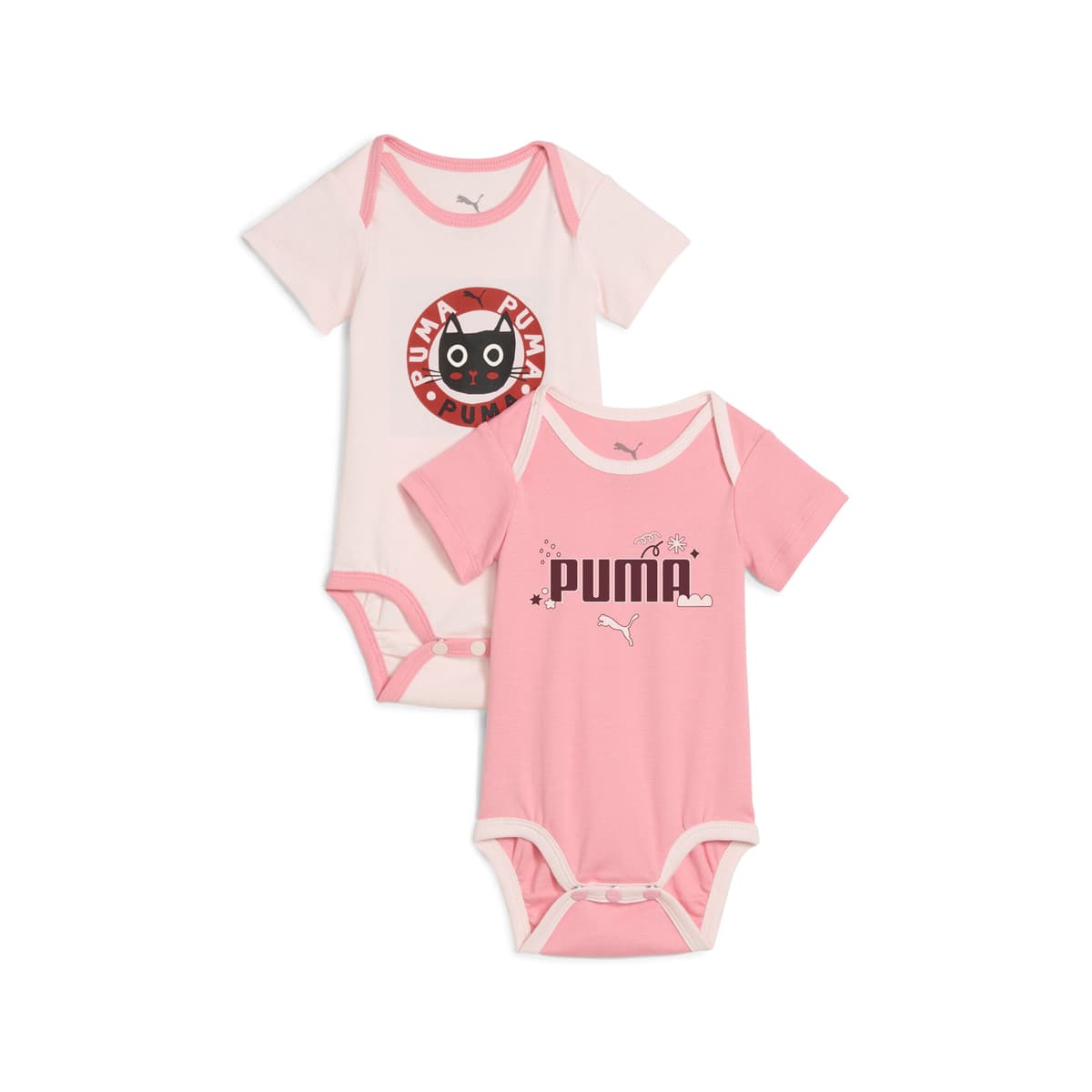 PUMA Minicats Newborn romper, Roze, Maat 6-9M