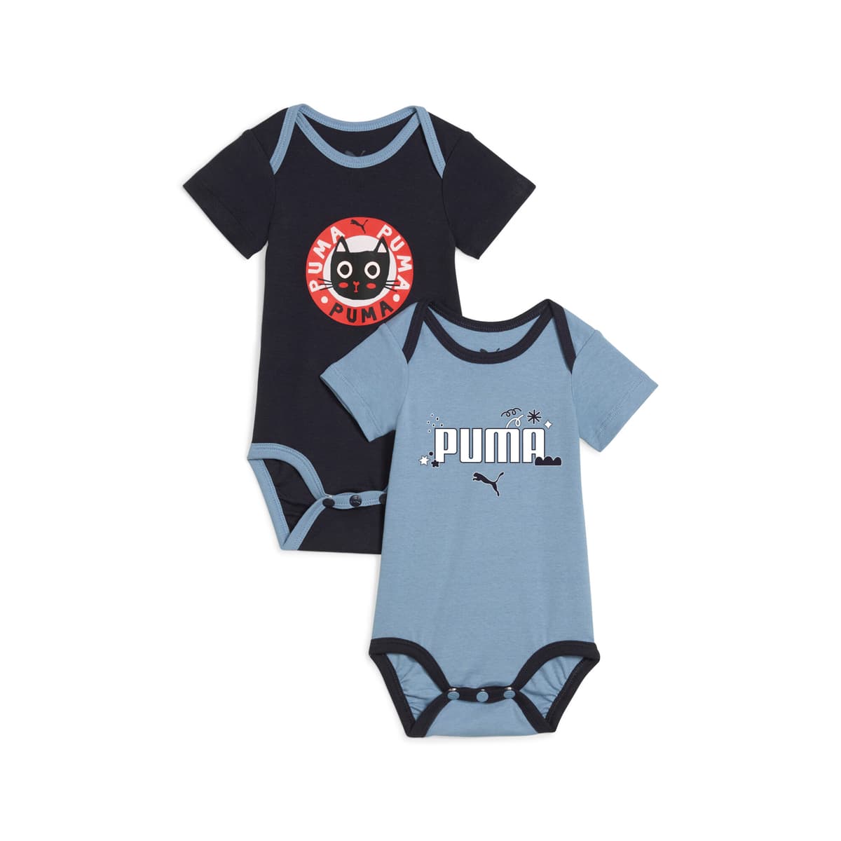 PUMA Minicats Newborn romper, Blauw, Maat 9-12M