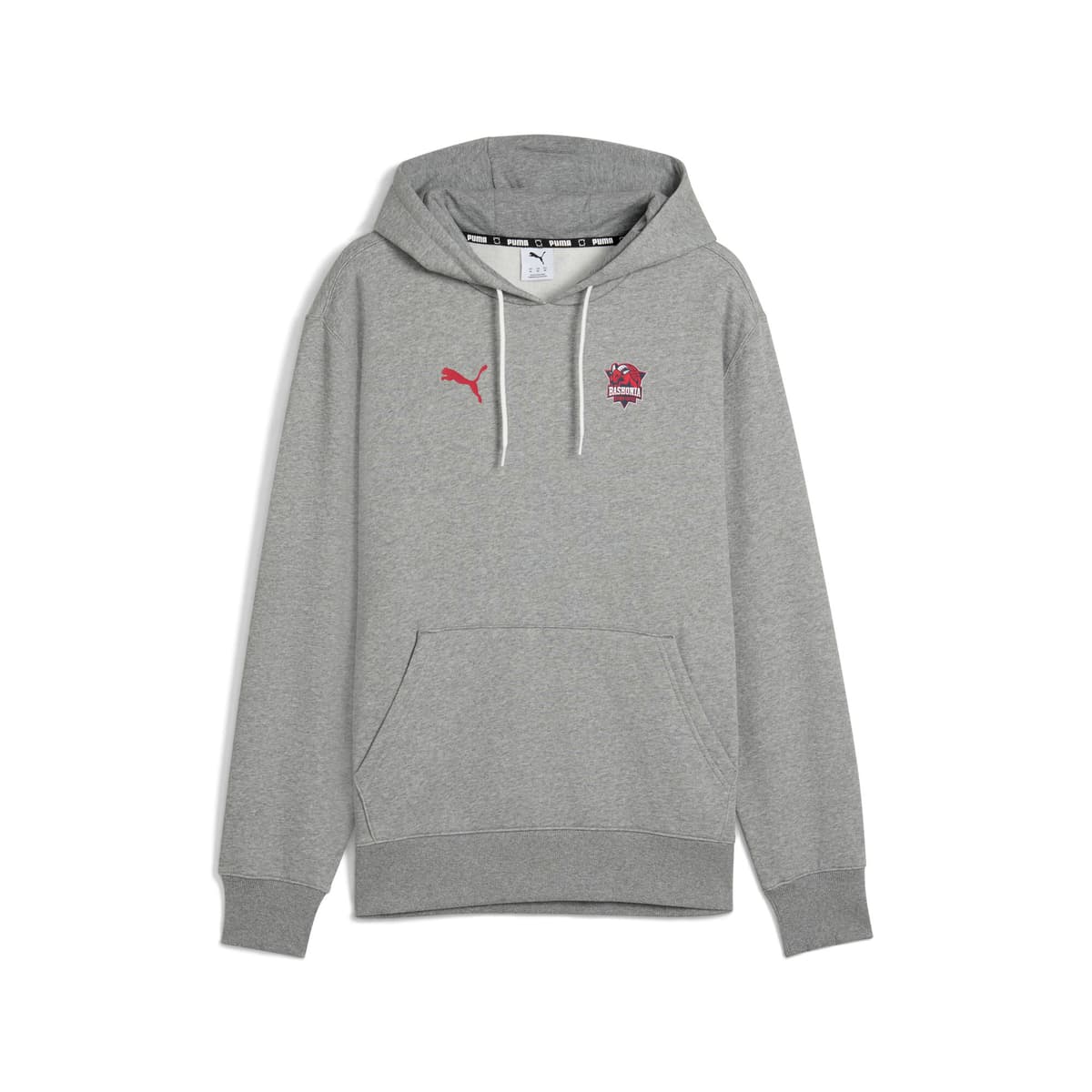 PUMA Saski Baskonia Fanwear basketbalhoodie voor Heren, Grijs, Maat L