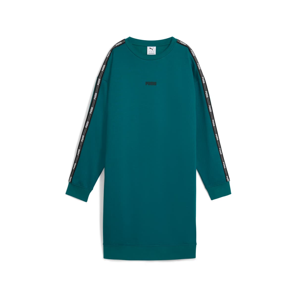 PUMA Tape Fleece Jurk Vrouwen voor Dames, Groen, Maat 3XL