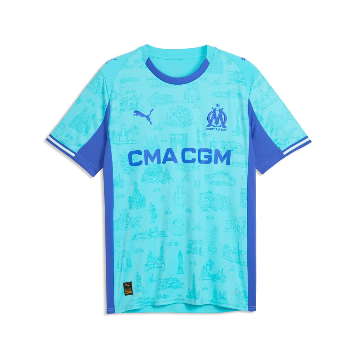 PUMA Olympique de Marseille Special Edition voetbalshirt voor Heren, Blauw, Maat M