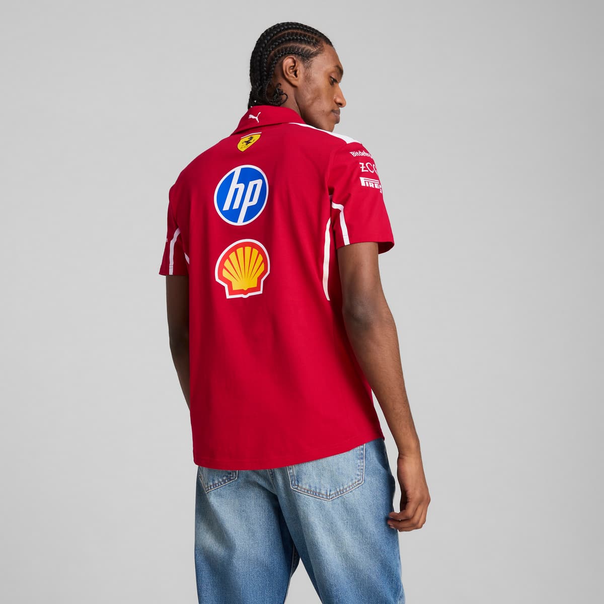 PUMA Scuderia Ferrari HP 2025 Team poloshirt voor Heren, Maat L thumbnail 5
