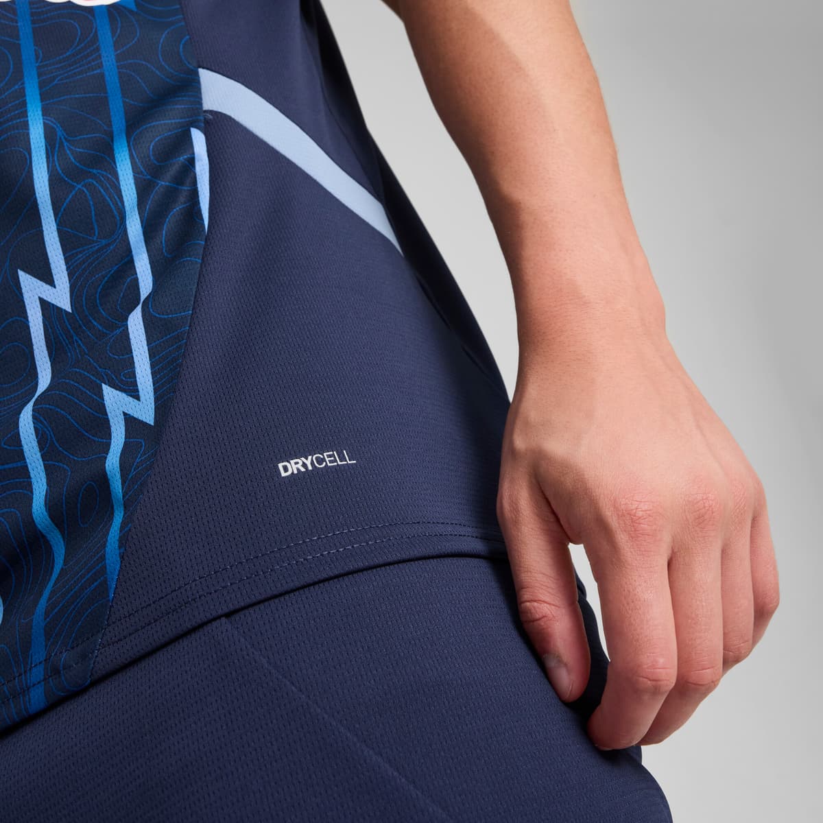 PUMA FC Rood Bull Salzburg 24/25 uitshirt voor Heren, Blauw/Rood, Maat L thumbnail 5