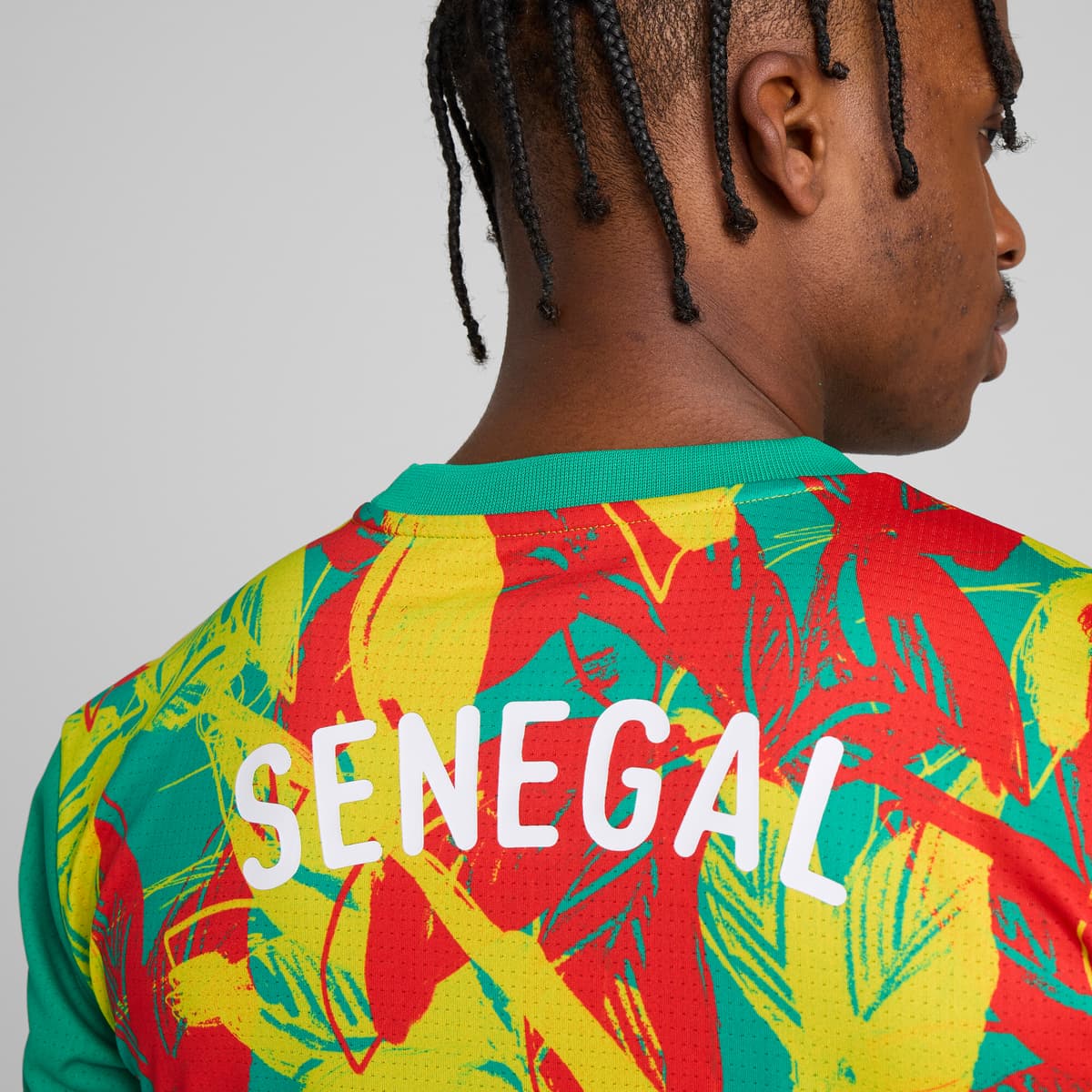 PUMA Senegal 2025 prematch-shirt voor Heren, Groen/Rood/Geel, Maat XXL thumbnail 2