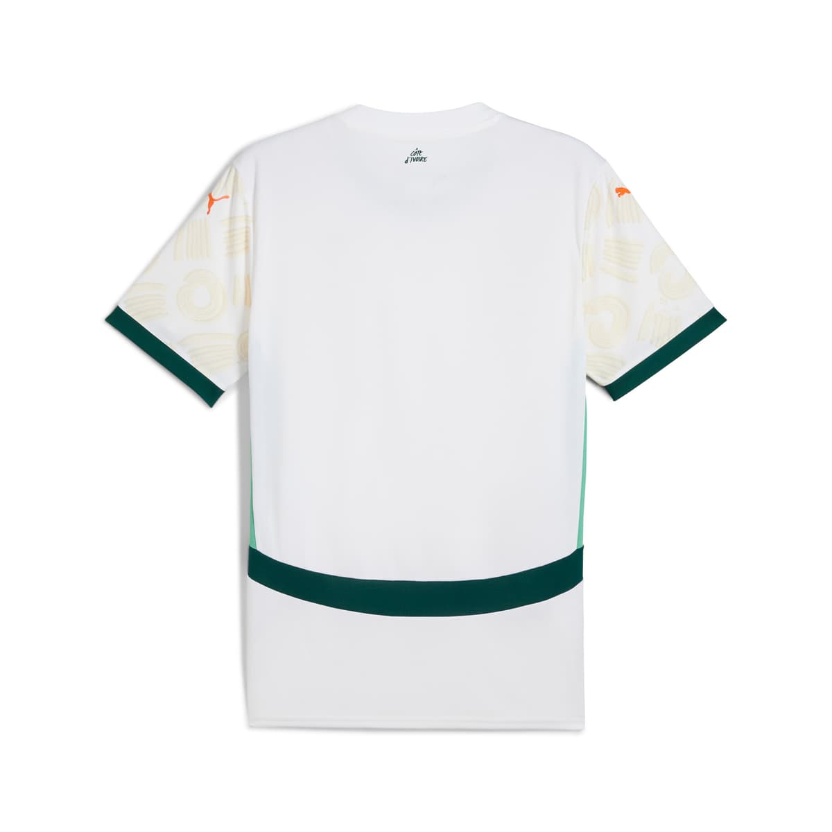 PUMA Ivoorkust 2025 uitshirt voor Heren, Wit, Maat XS thumbnail 2