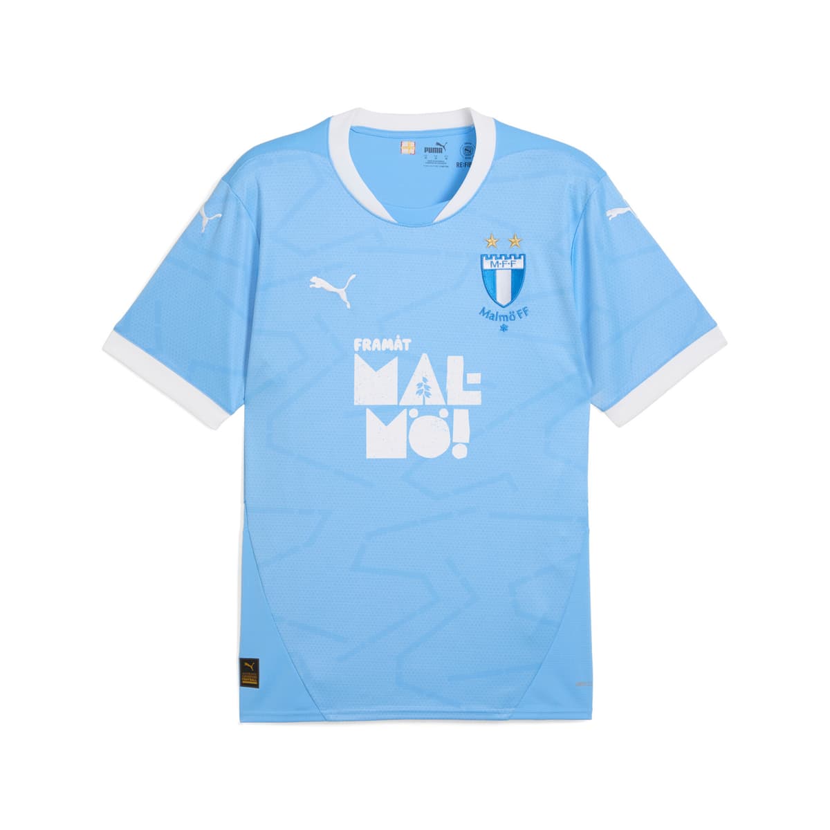 PUMA MalmÃ¶ FF thuisshirt voor Heren, Blauw/Wit, Maat S