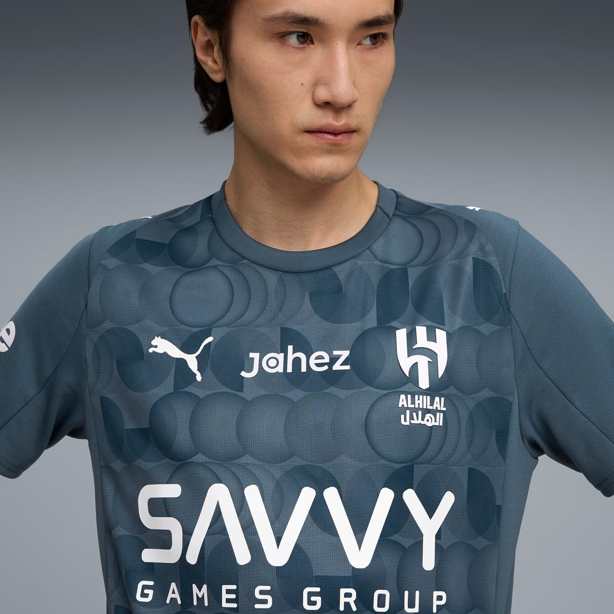 PUMA Al-Hilal SFC 25/26 derde shirt voor Heren, Grijs/Zilver, Maat M thumbnail 5