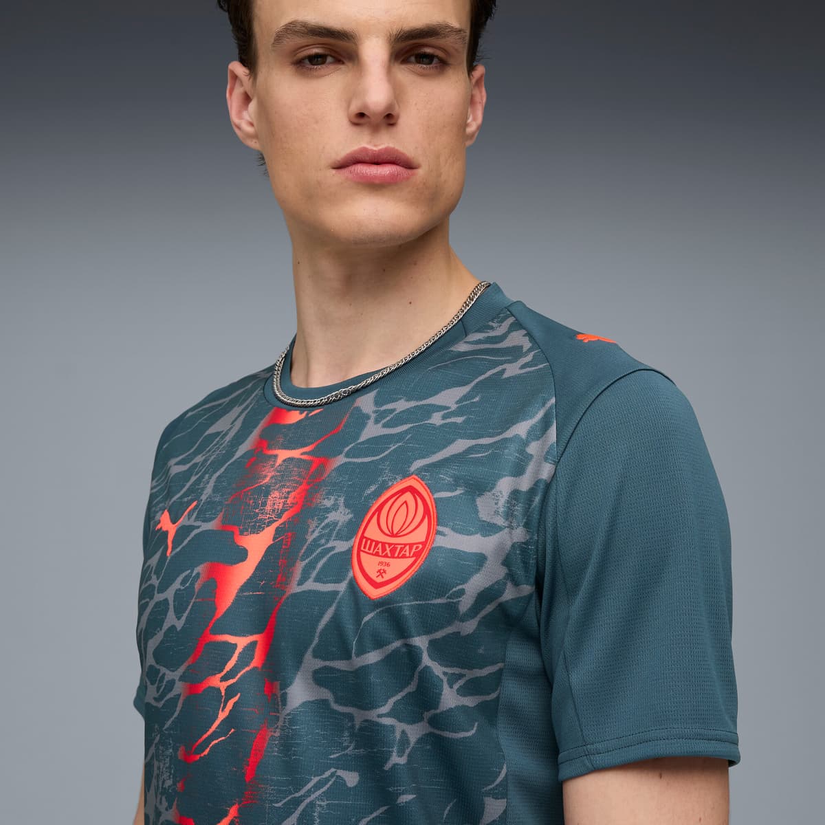 PUMA FC Shakhtar Donetsk 25/26 uitshirt voor Heren, Grijs, Maat XXL thumbnail 5