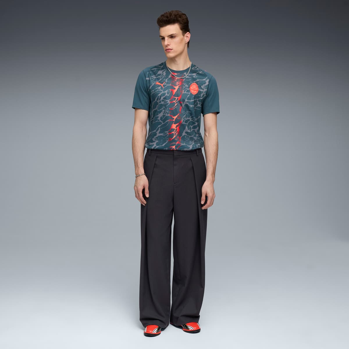 PUMA FC Shakhtar Donetsk 25/26 uitshirt voor Heren, Grijs, Maat XXL thumbnail 4