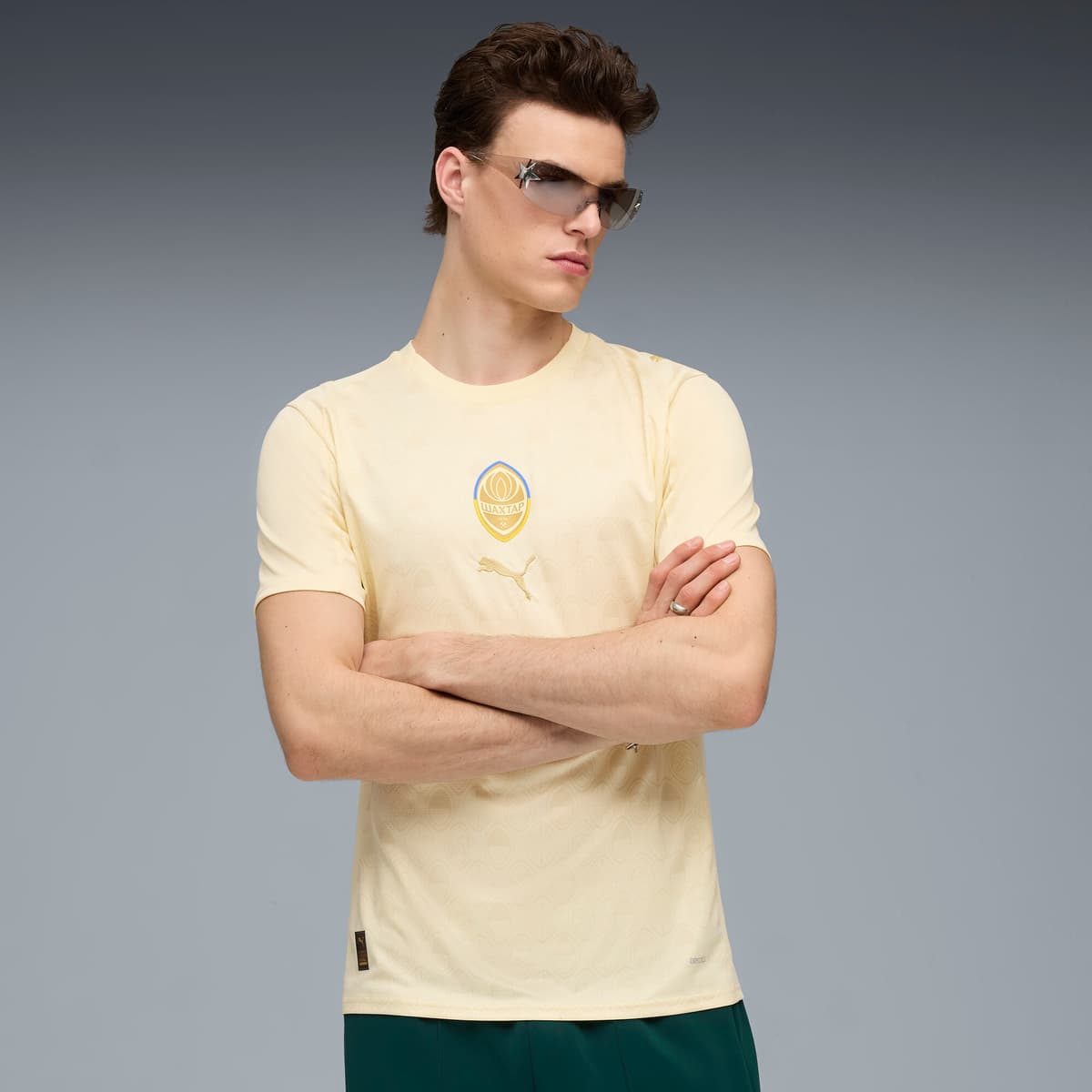 PUMA FC Shakhtar Donetsk 25/26 derde shirt voor Heren, Goud, Maat L thumbnail 6